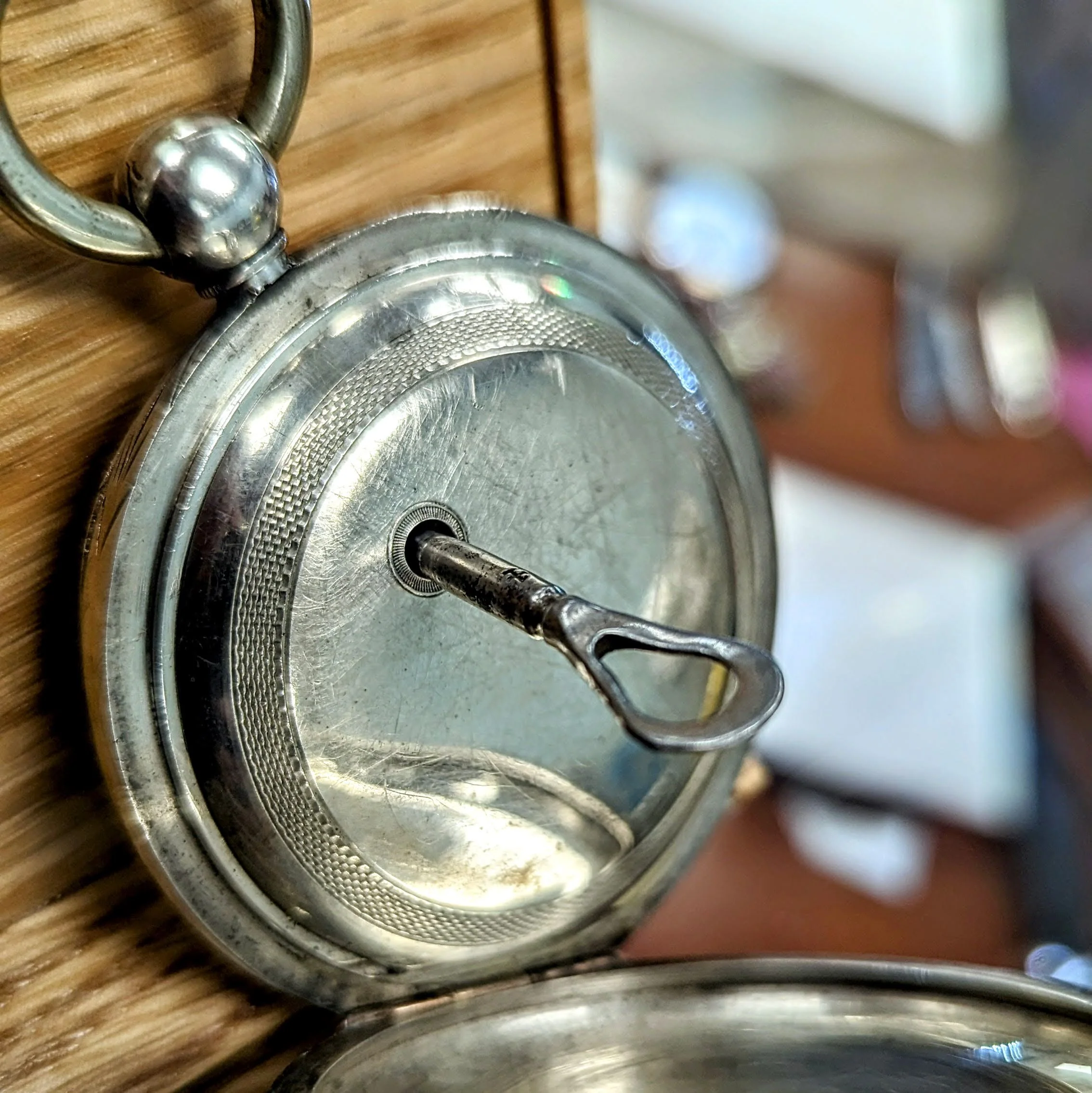 Antique 1868 ELGIN Grade 57 G.M. Wheeler Pocket Watch - Key Wind Silver Open Case - Image 10