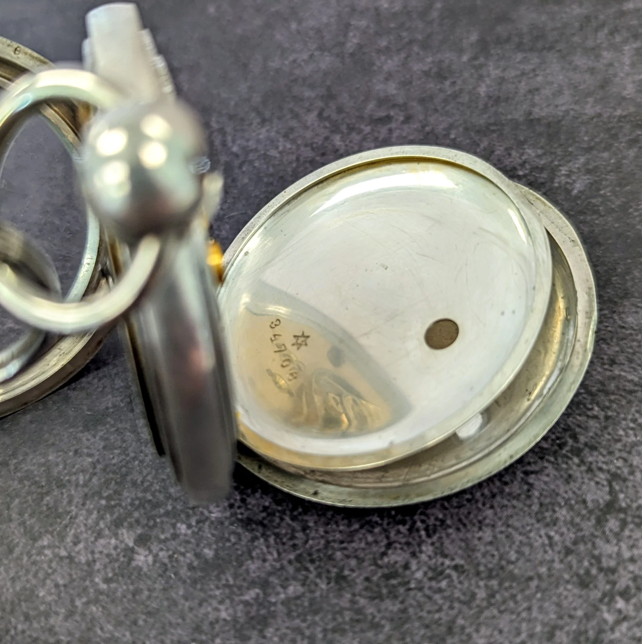 1881 Elgin Pocket Watch 18s G.M. Wheeler Grade 81 Key Wind 13 Jewels - With Chain & Key - Image 13