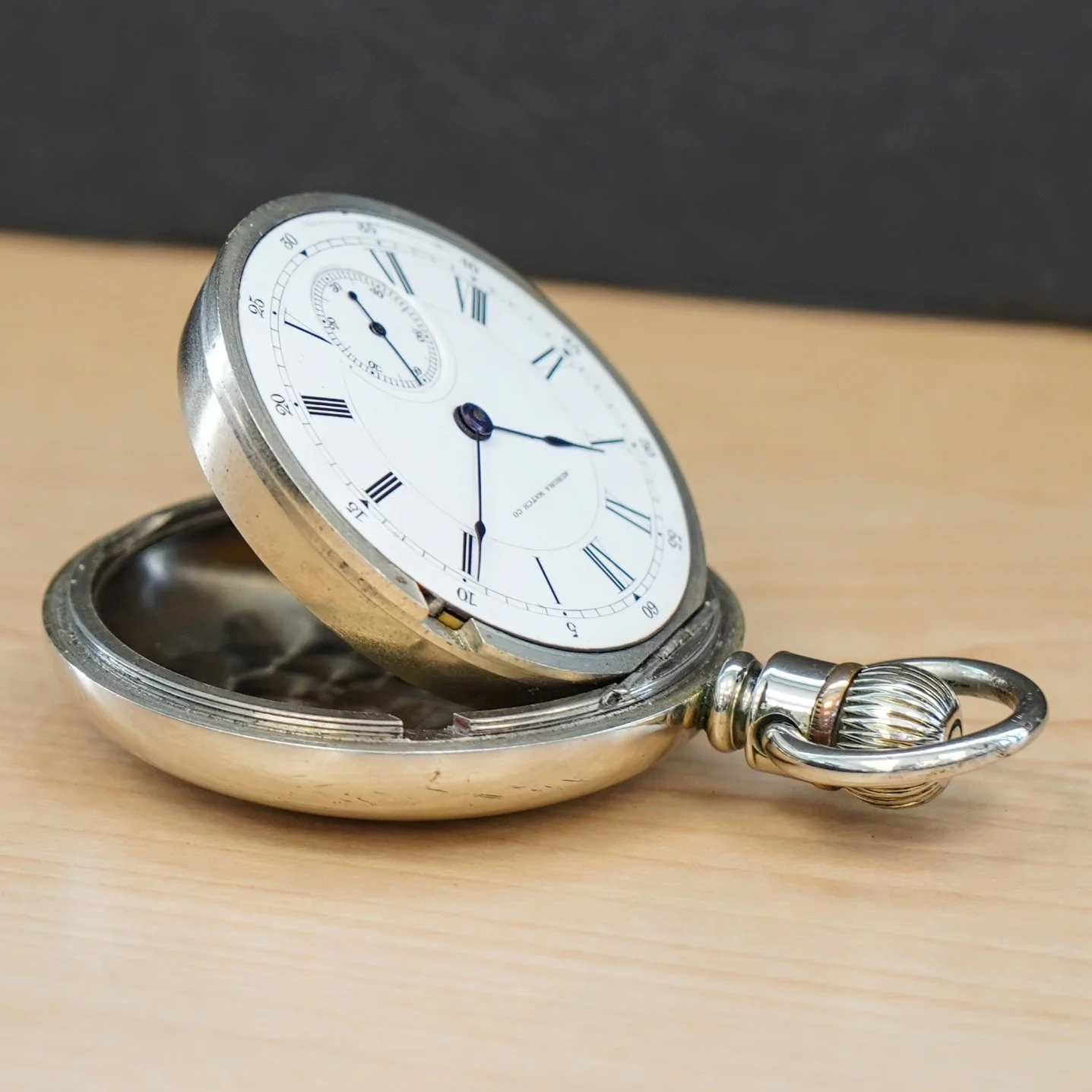 1885 AURORA Pocket Watch 18s Lever Set 11 Jewels Proximity 148 Made in USA - Image 10