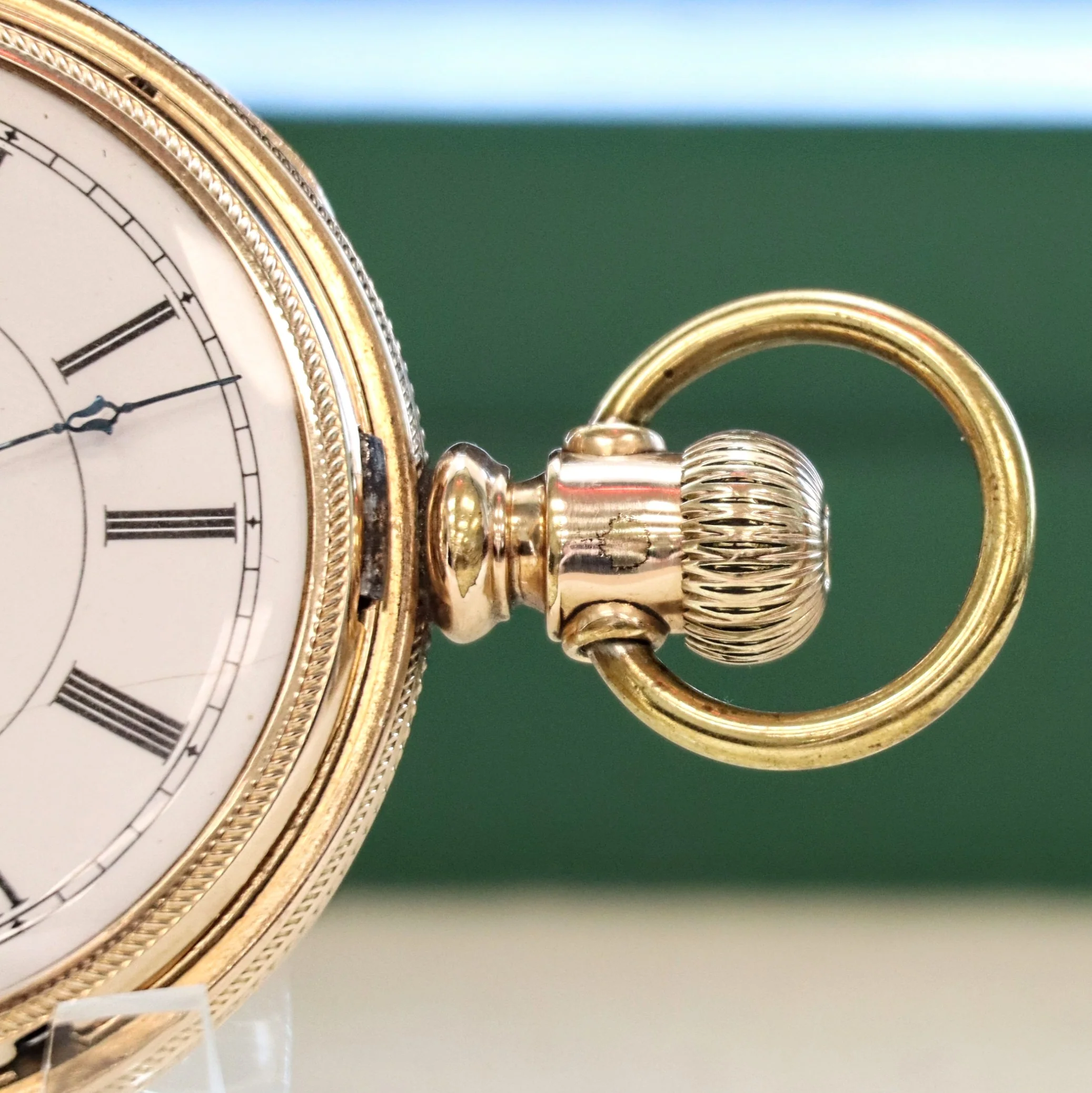 1888 ROCKFORD Pocket Watch 18s Grade 83 15 Jewels Hunter Case Yellow G.F. - Image 3