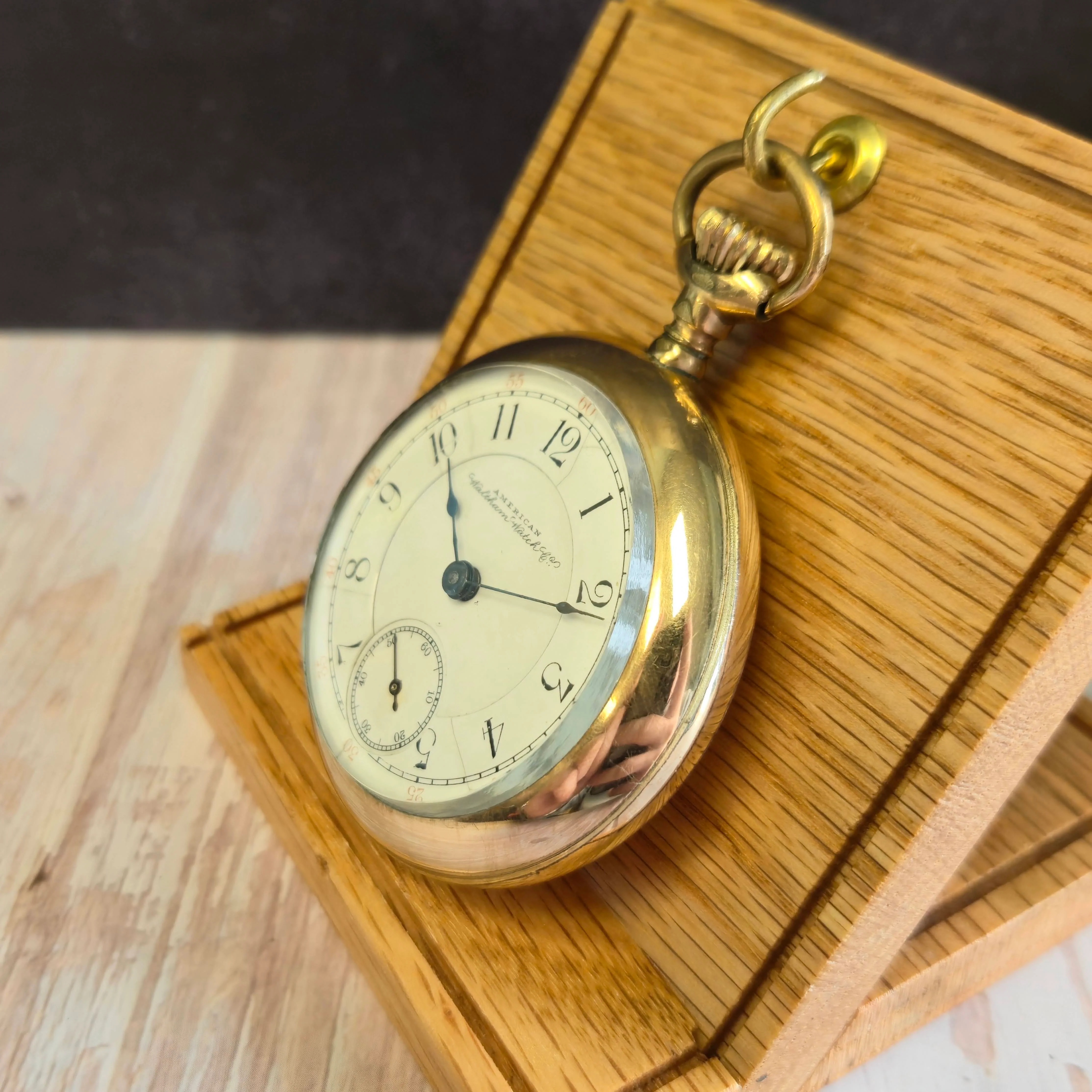 1890s Waltham Pocket Watch Open face 18s Grade Crescent St. Adjusted 17 Jewels - Image 2