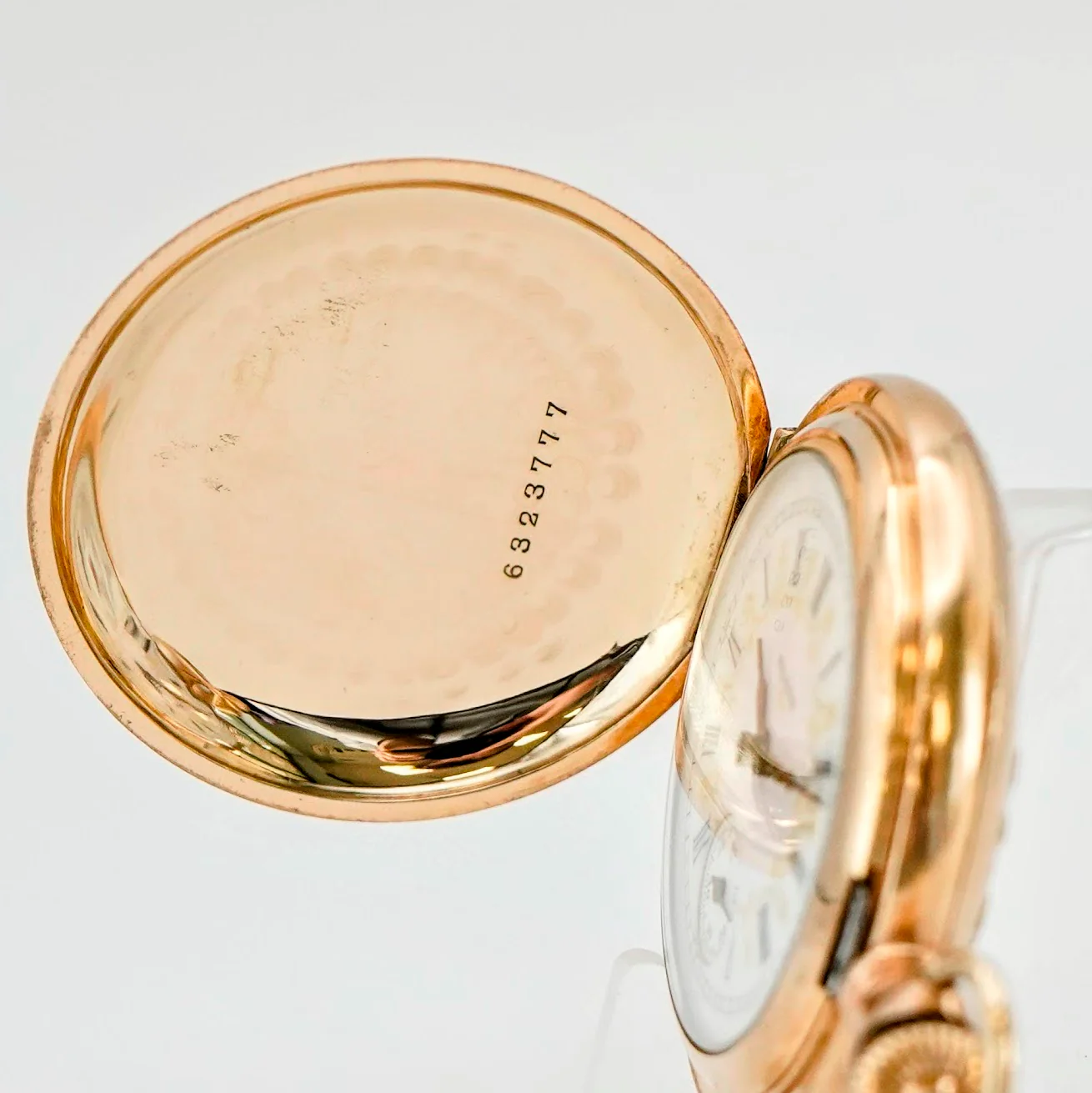 1898 Elgin Dress Ladies Pocket Watch 0s 15 Jewels Grade 129 Fancy Case & Dial GF Hunter Case - Image 4