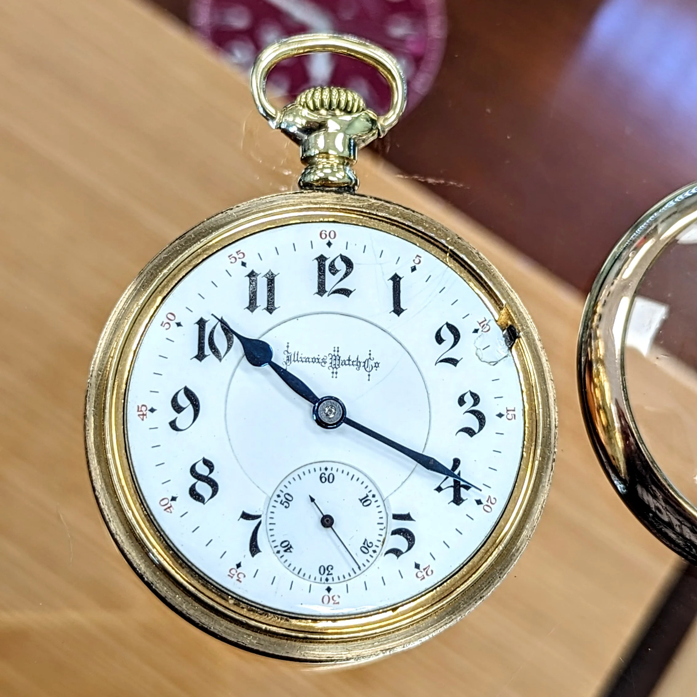 1899 ILLINOIS Bunn Special Railroad Pocket Watch 18s 24 Jewels Adjusted Openface 10K Gold Filled - Image 12