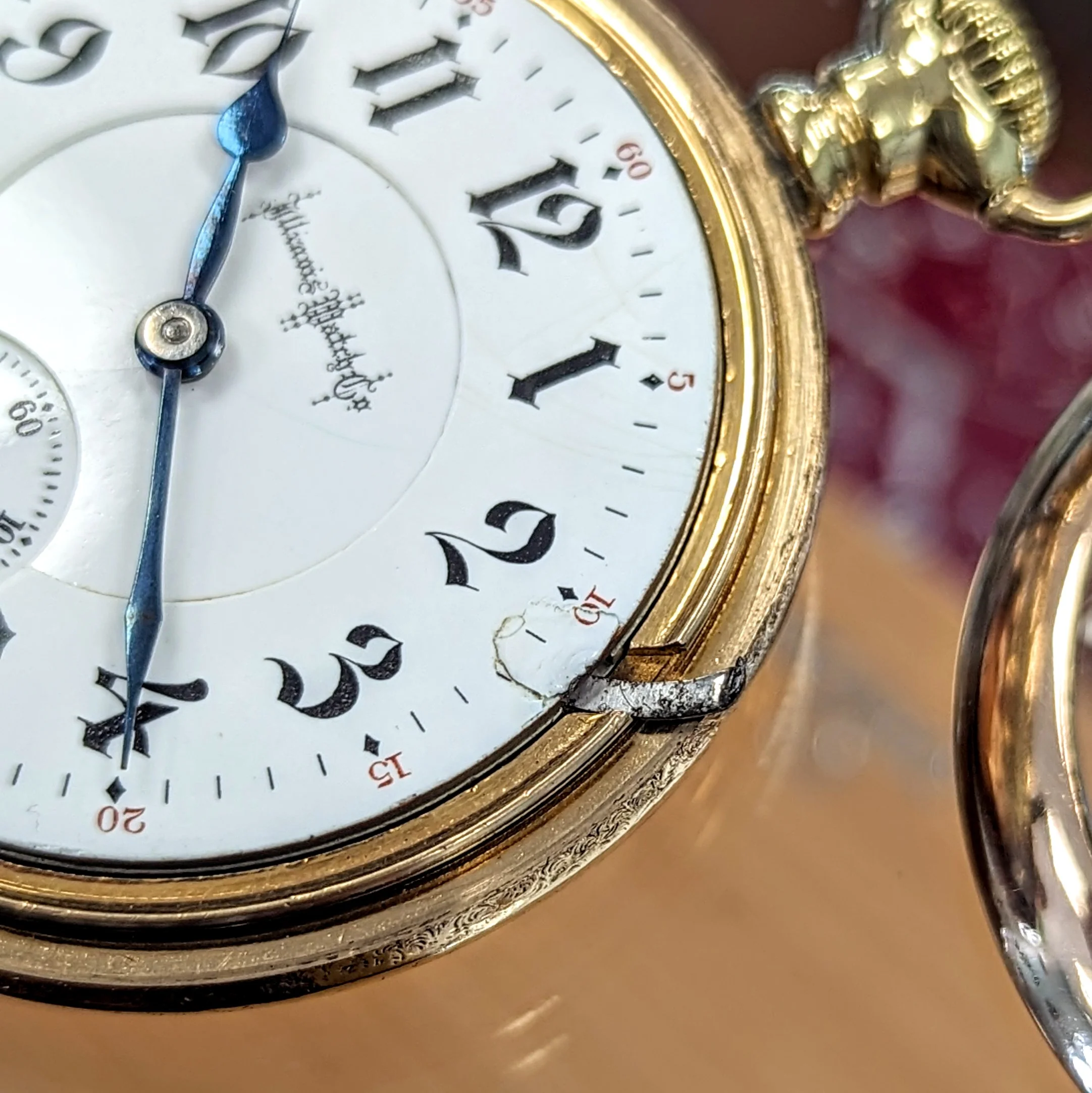 1899 ILLINOIS Bunn Special Railroad Pocket Watch 18s 24 Jewels Adjusted Openface 10K Gold Filled - Image 13