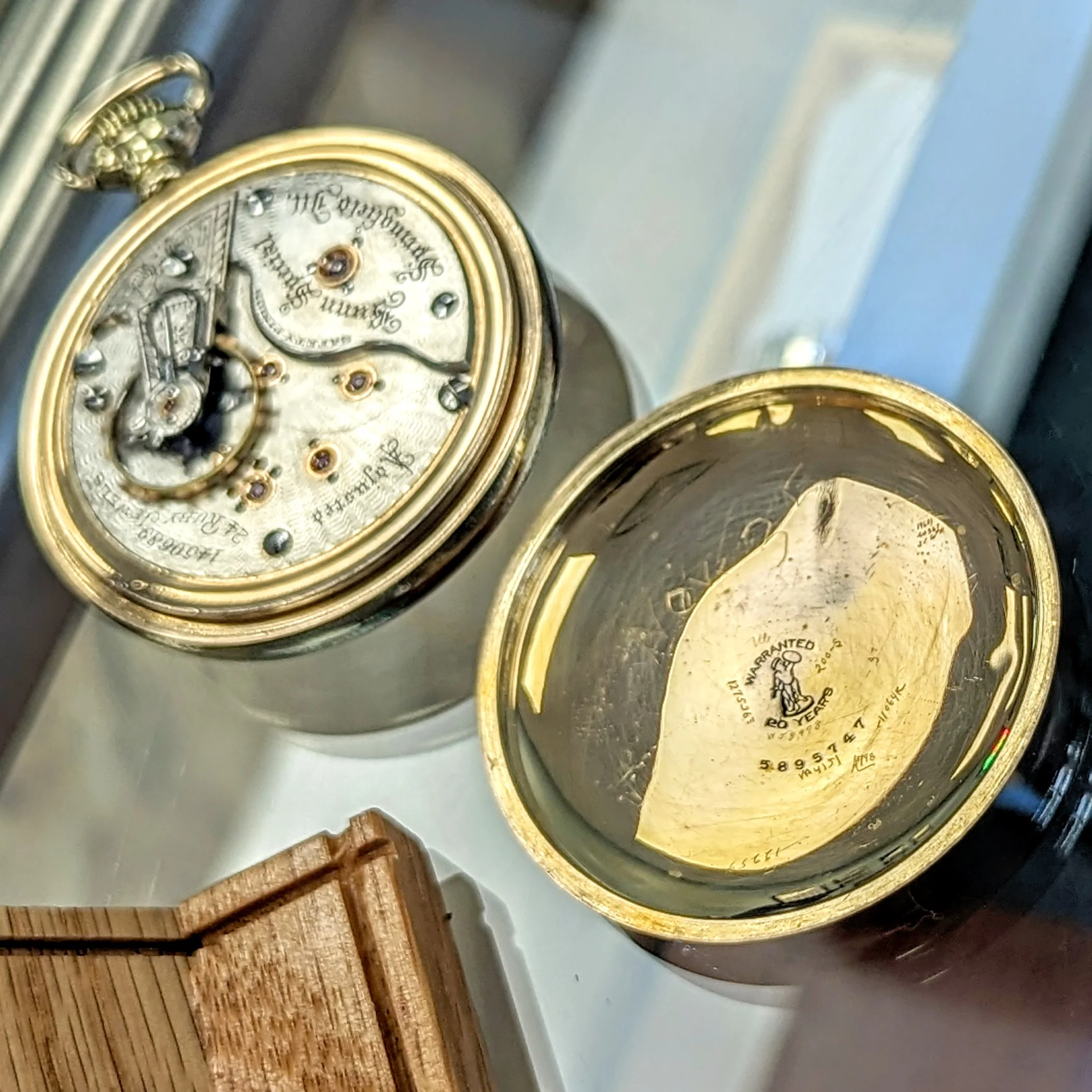 1899 ILLINOIS Bunn Special Railroad Pocket Watch 18s 24 Jewels Adjusted Openface 10K Gold Filled - Image 14