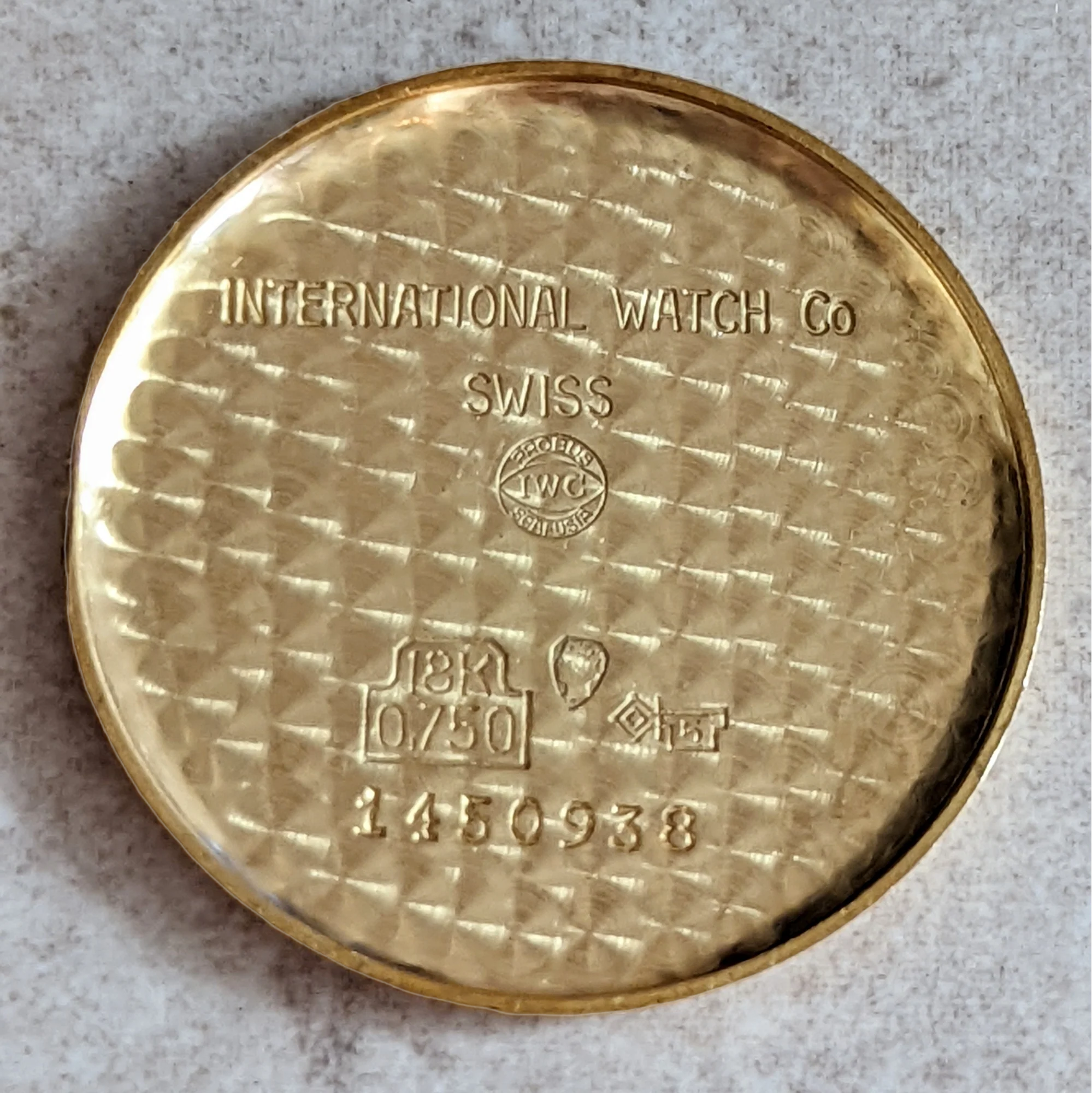 18K Solid Gold IWC De Luxe Wristwatch Swiss Made Cal. 401 - Image 10