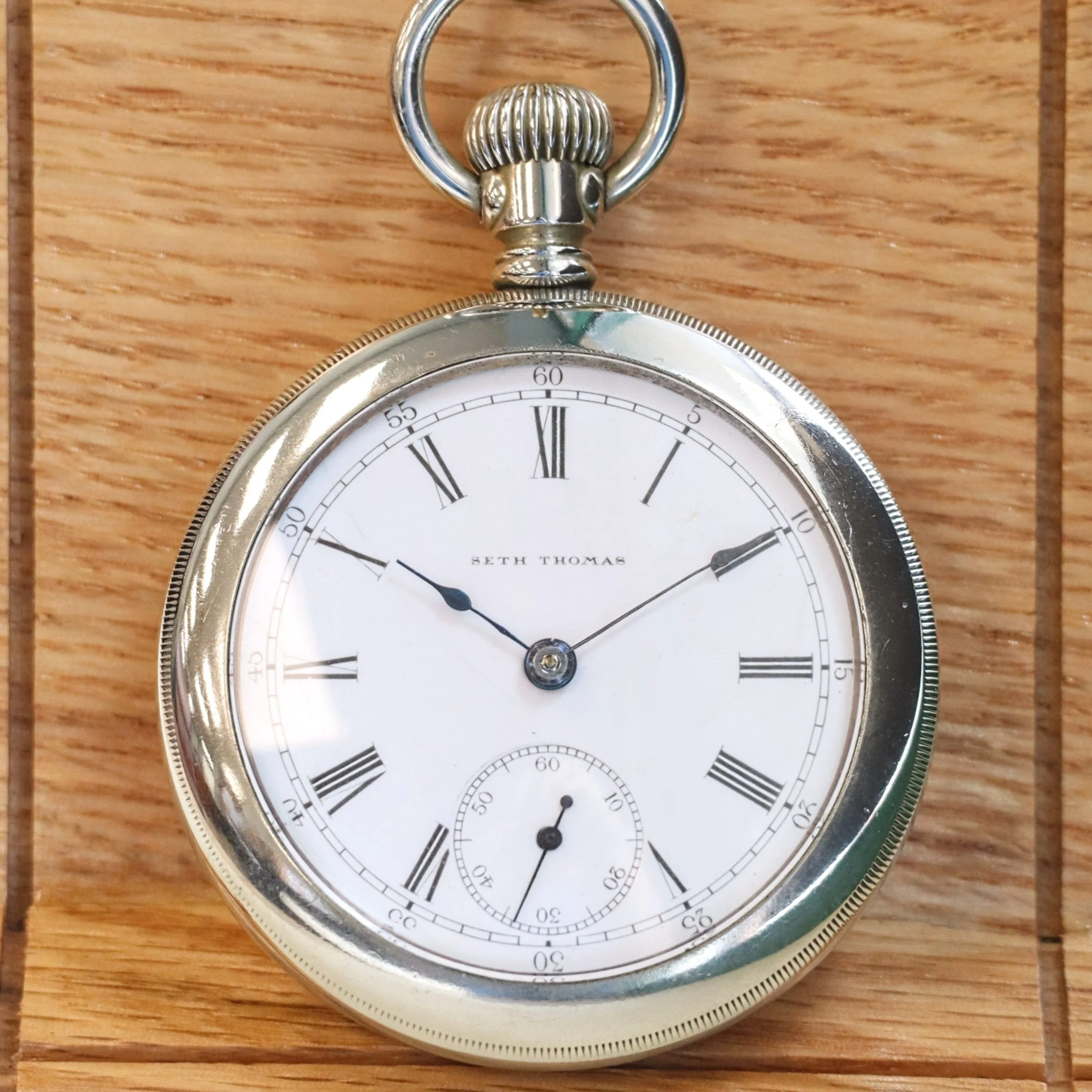 1900 SETH THOMAS Pocket Watch Openface 18s Grade 106 Lever Set 11 Jewels - Made in U.S.A. - Image 2