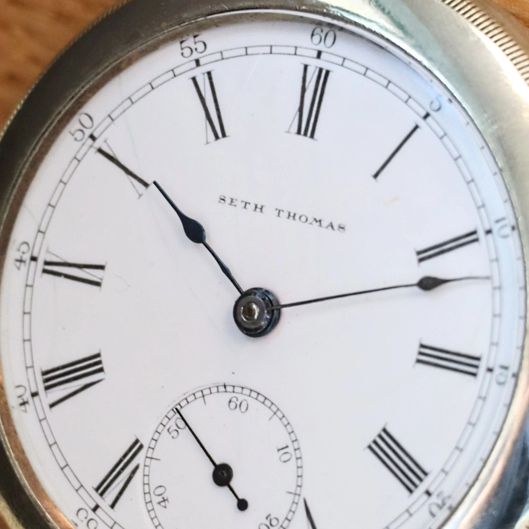 1900 SETH THOMAS Pocket Watch Openface 18s Grade 106 Lever Set 11 Jewels - Made in U.S.A. - Image 4
