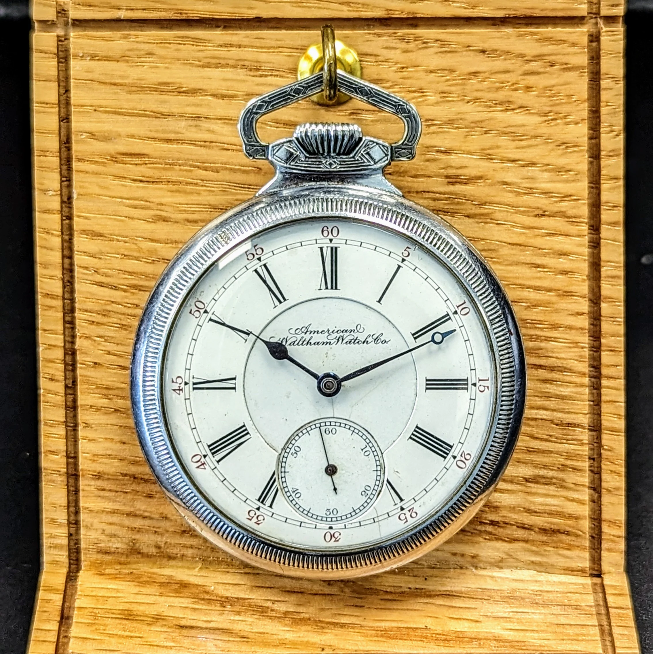 1901 WALTHAM Vanguard Pocket Watch 21 Jewels 18s Model 1892 Adj. Open Face U.S.A. - Image 2