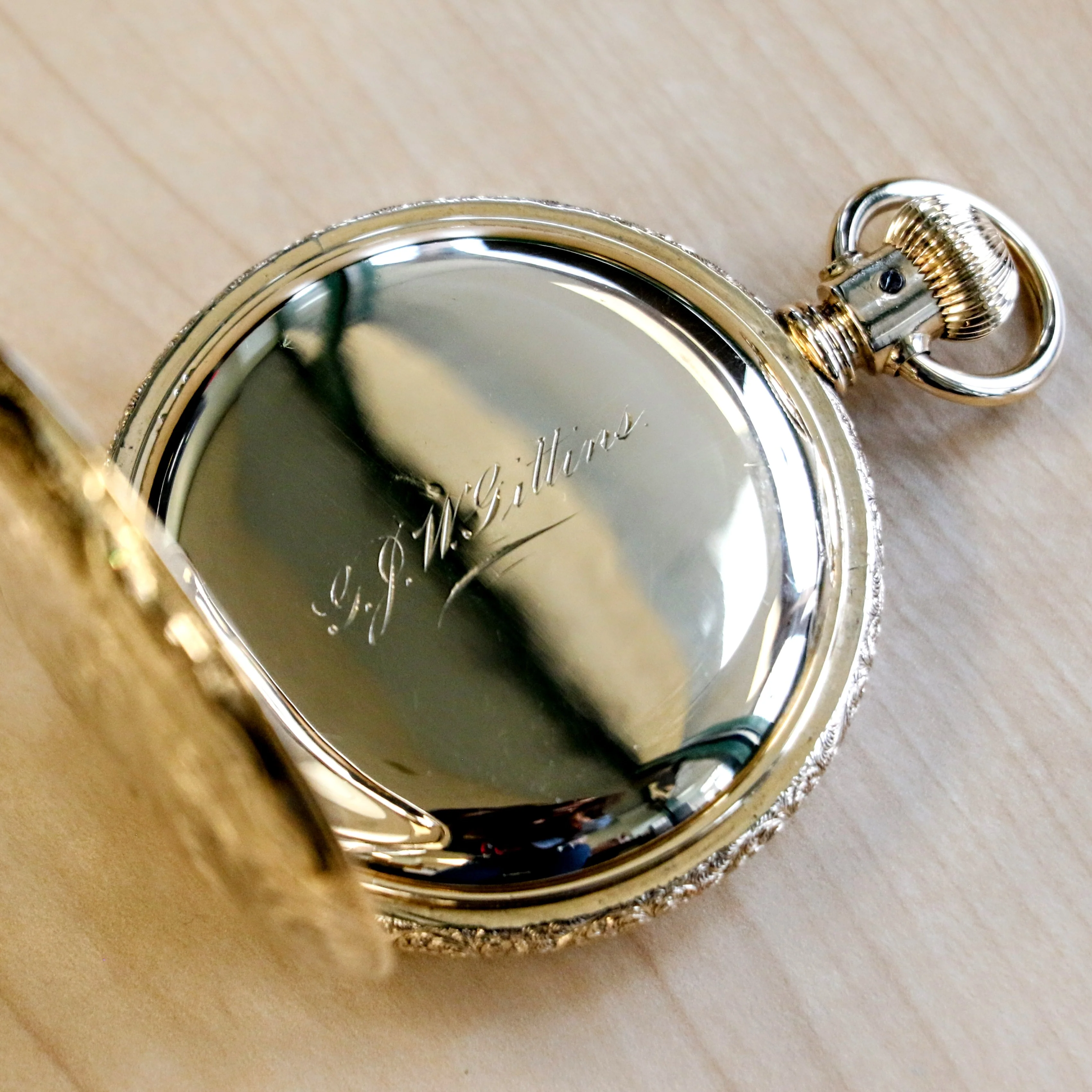 1903 WALTHAM Waltham Pocket Watch 18s 17 Jewels Grade 825 - VERY RARE Kenosha Hunter Case - Image 12