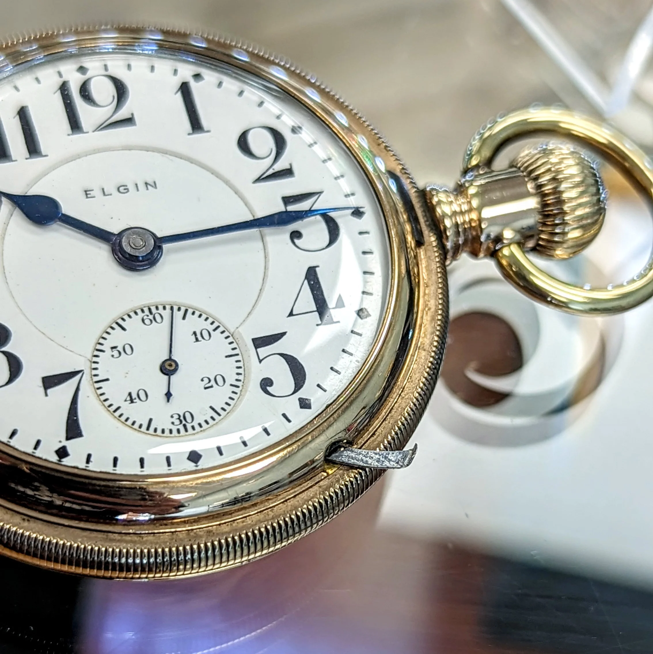 1904 ELGIN Railroad Pocket Watch 18s Grade No. 274 21 Jewels Hunter Case - RARE! - Image 10