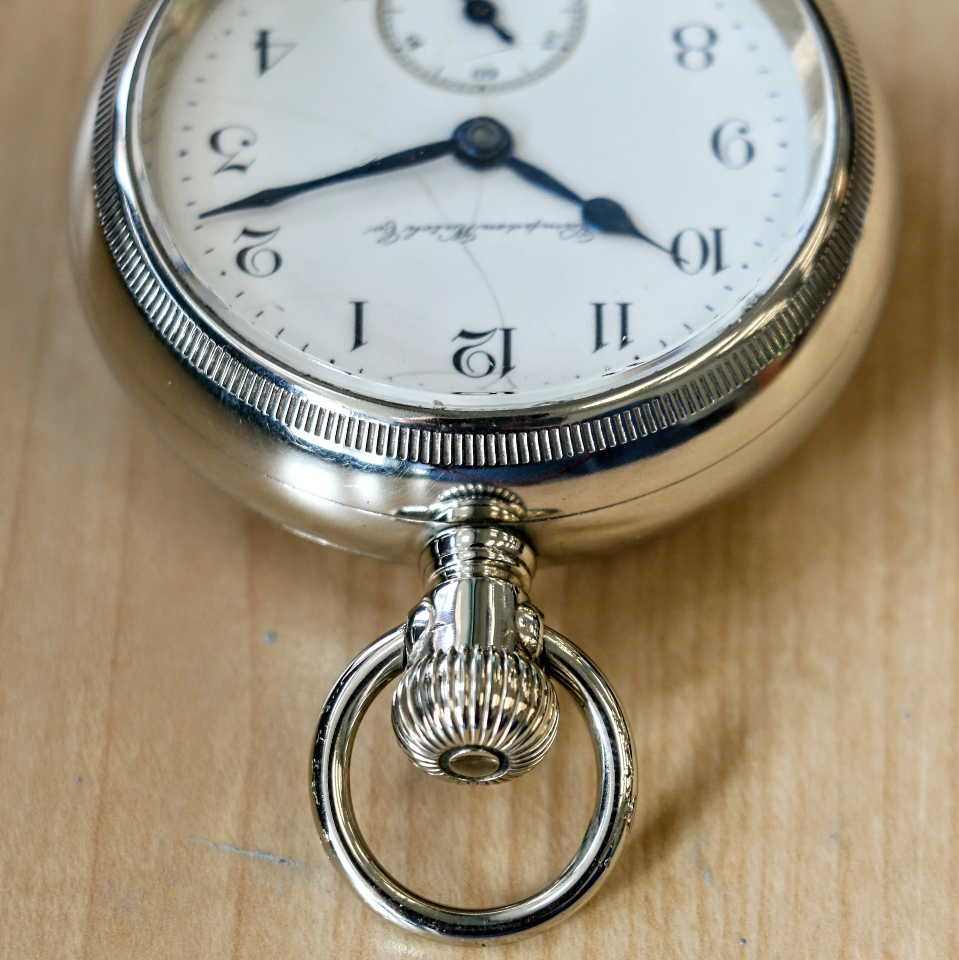 1904 HAMPDEN Watch Co. Pocket Watch 18s Grade No. 65 11 Jewels Lever Set USA Made - Image 5