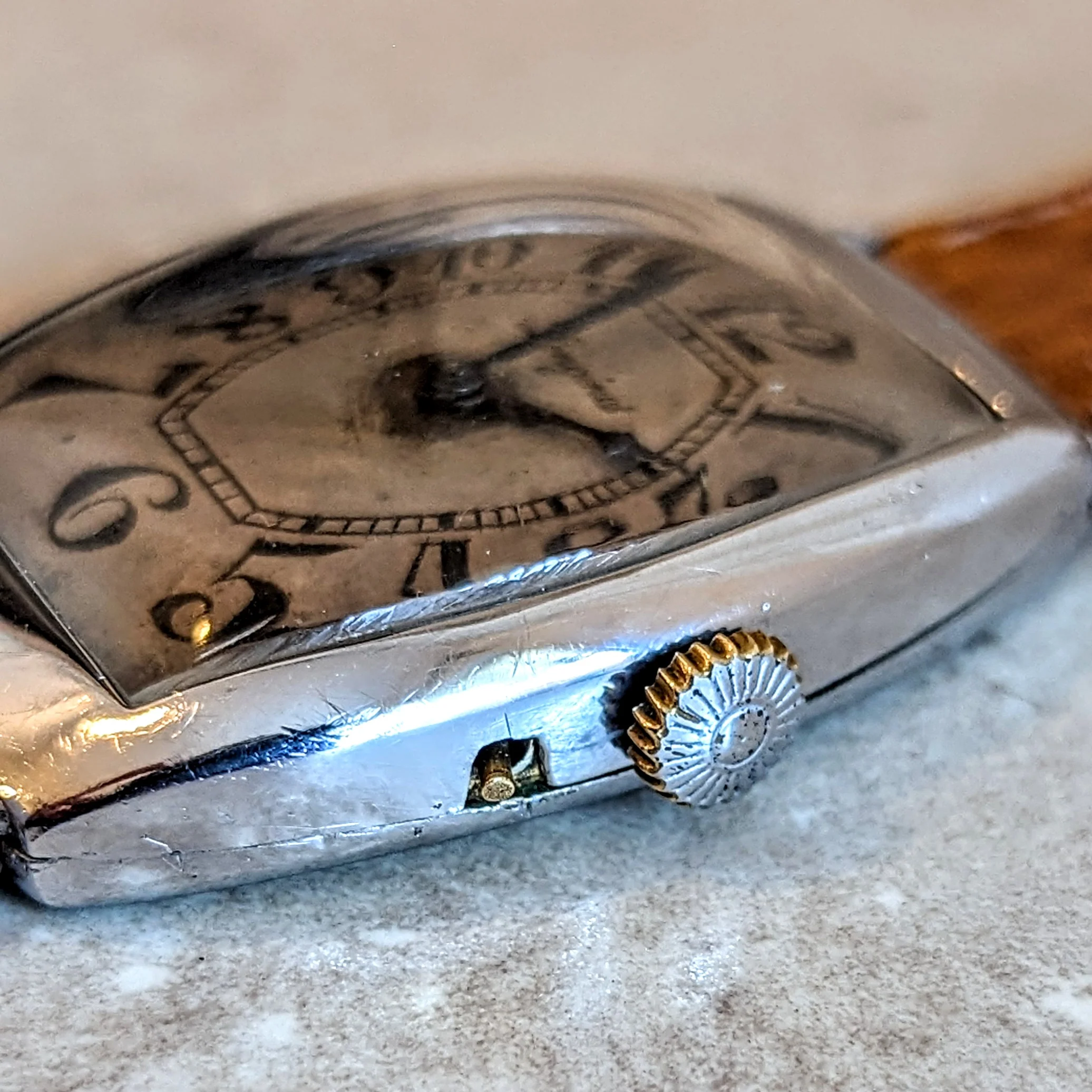 1904 LONGINES Mechanical Wristwatch Ref. 1342 Push Button Set Wire Lug Watch - Image 10