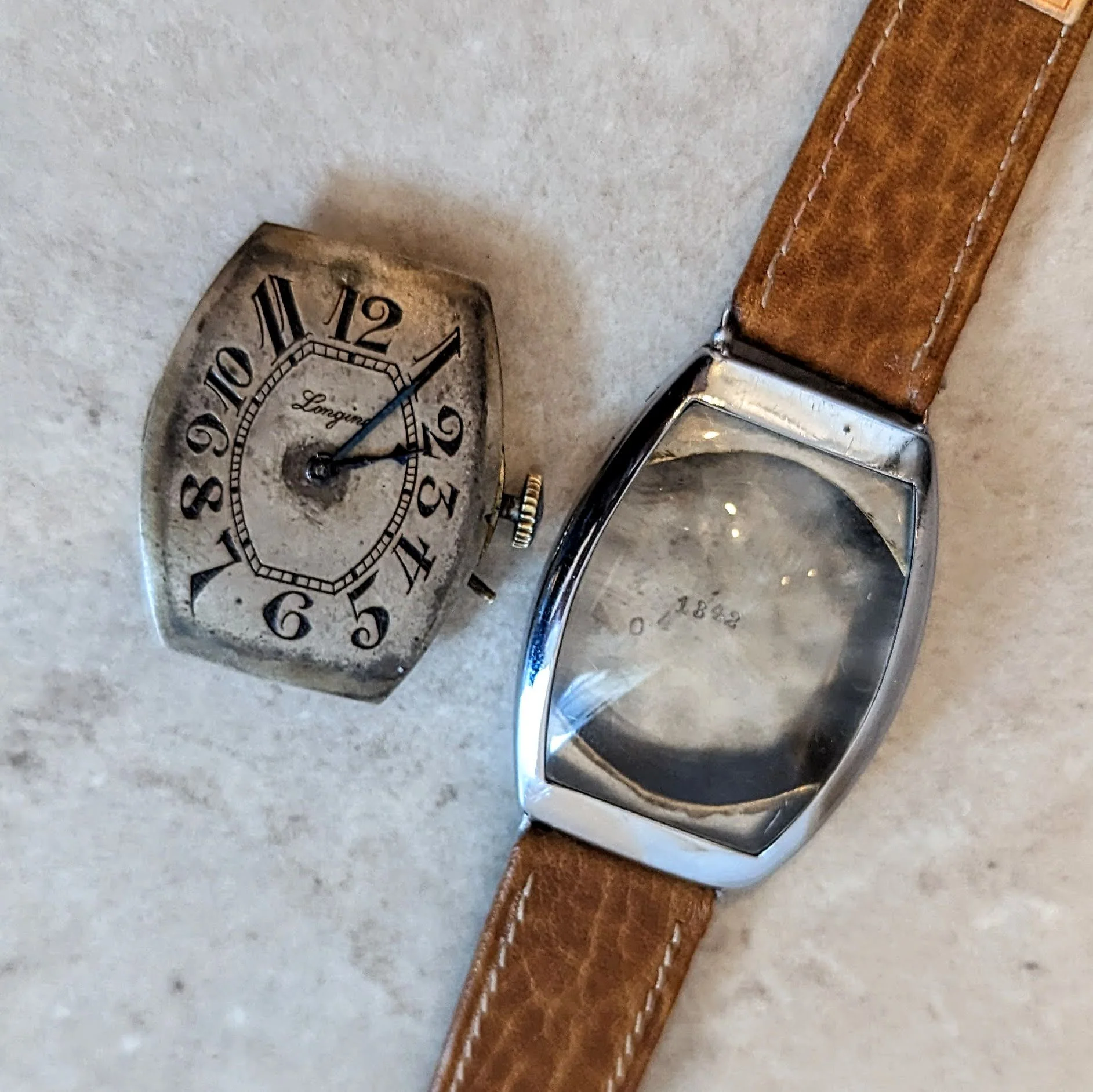 1904 LONGINES Mechanical Wristwatch Ref. 1342 Push Button Set Wire Lug Watch - Image 14