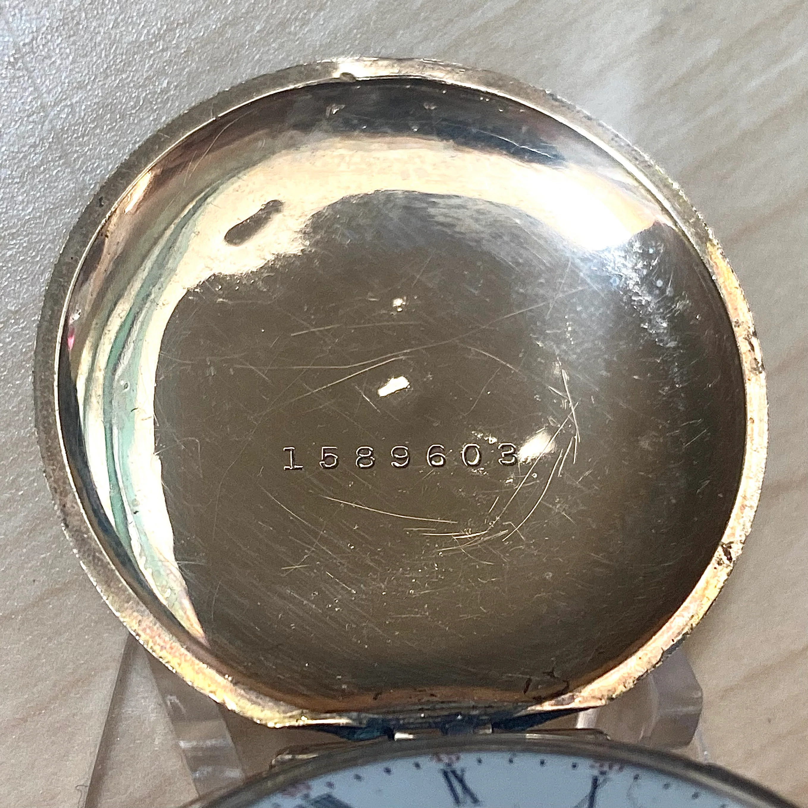 1905 ELGIN Ladies Pocket Watch Hunter Case 0s 7 Jewels Grade 320 Fancy Engraved Decorative Case - Image 17