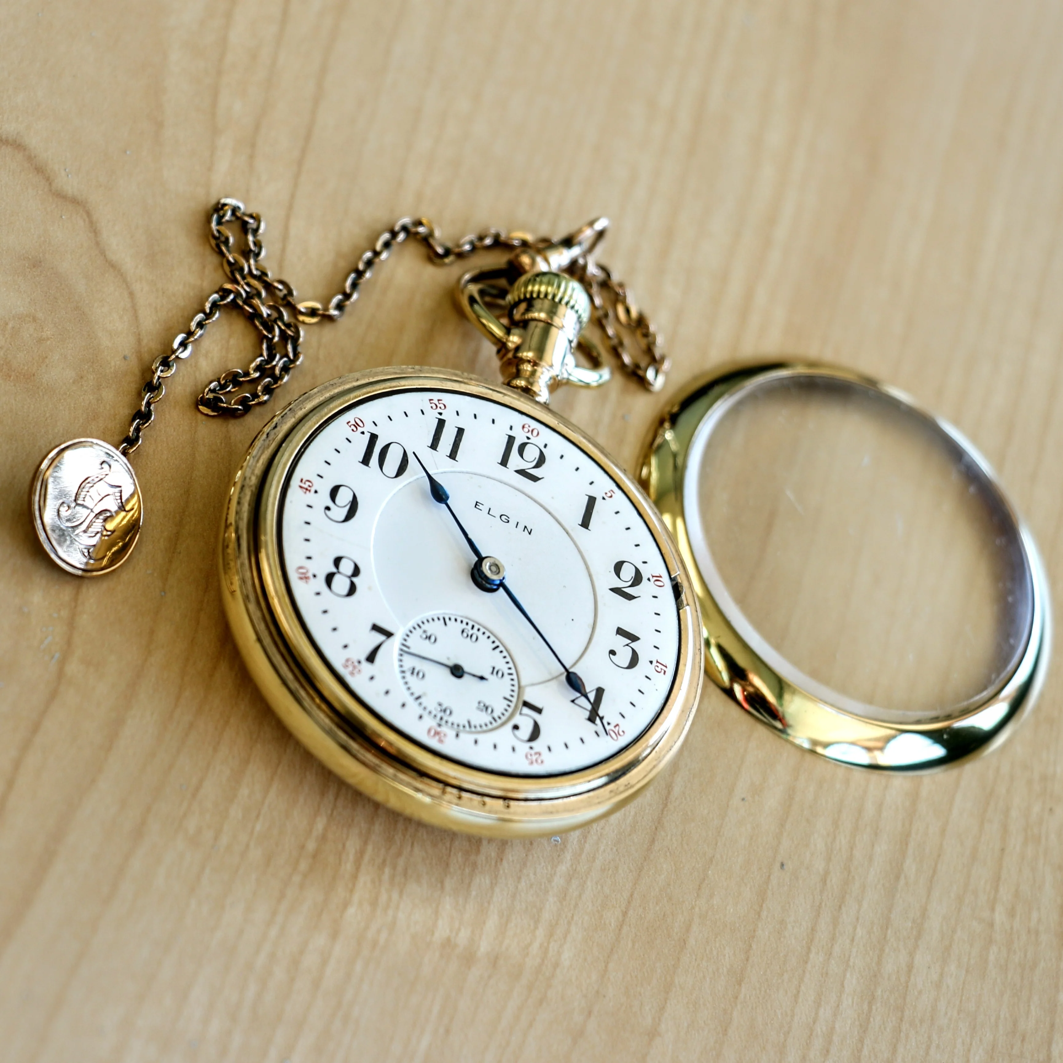 1905 ELGIN Pocket Watch 18s 21 Jewels Railroad Grade No. 349 Vintage U.S.A. Made - Image 11