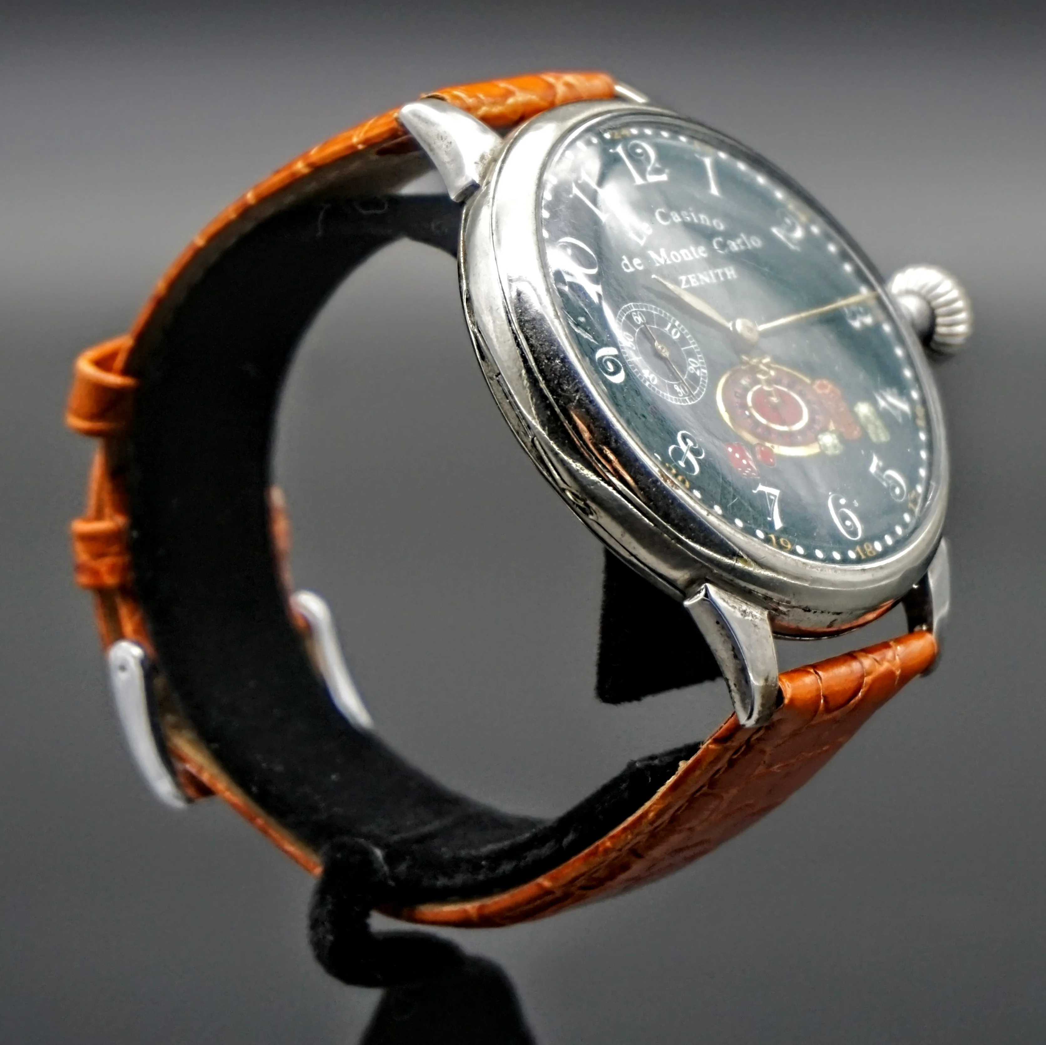 1906 Zenith Le Casino Monte Carlo Pocket Watch-Wristwatch Grand Prix Paris 1900 - Image 2