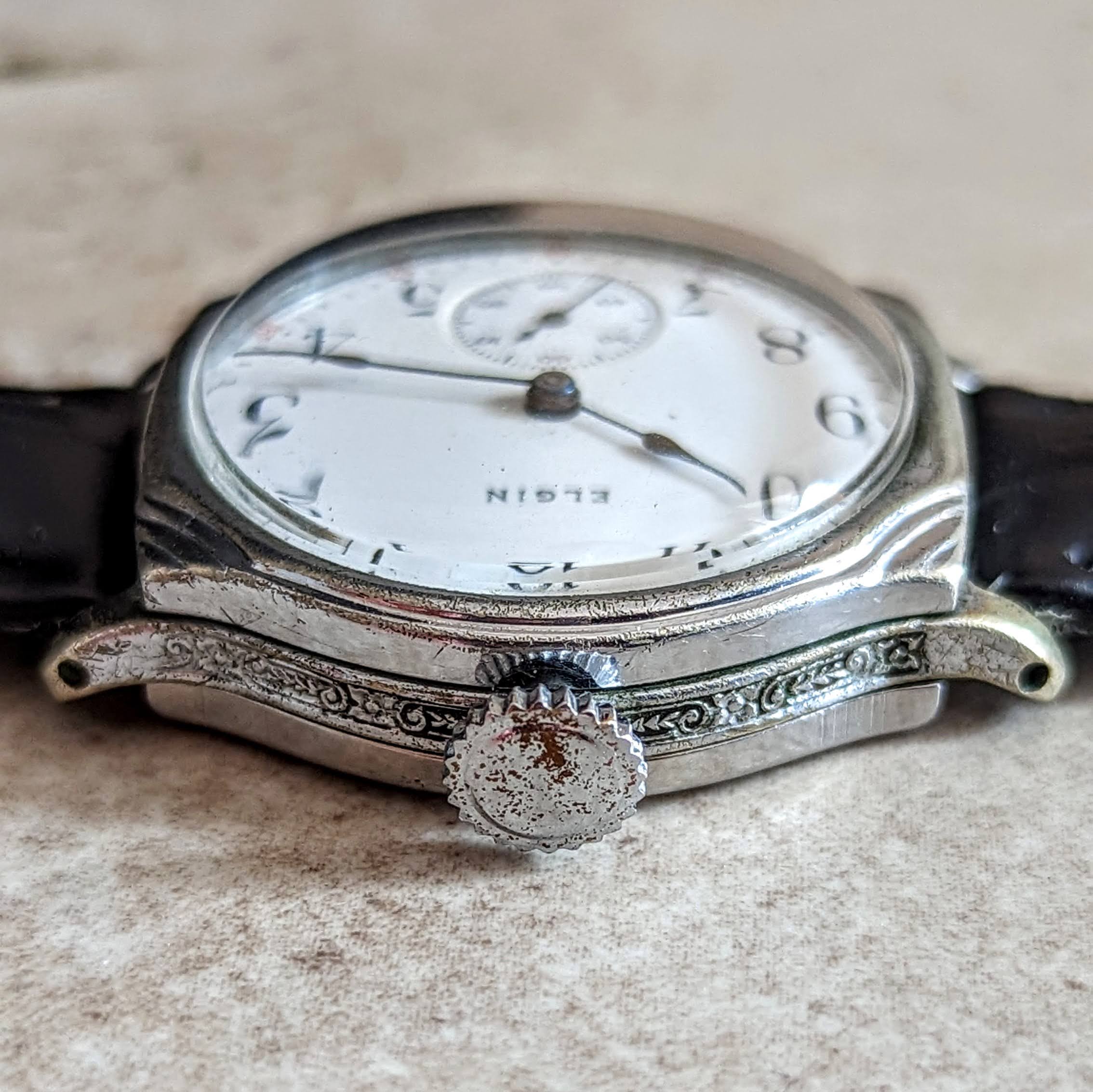 1908 ELGIN Transitional Wristwatch 15J Grade 355 U.S.A. Art Deco Watch - Image 11