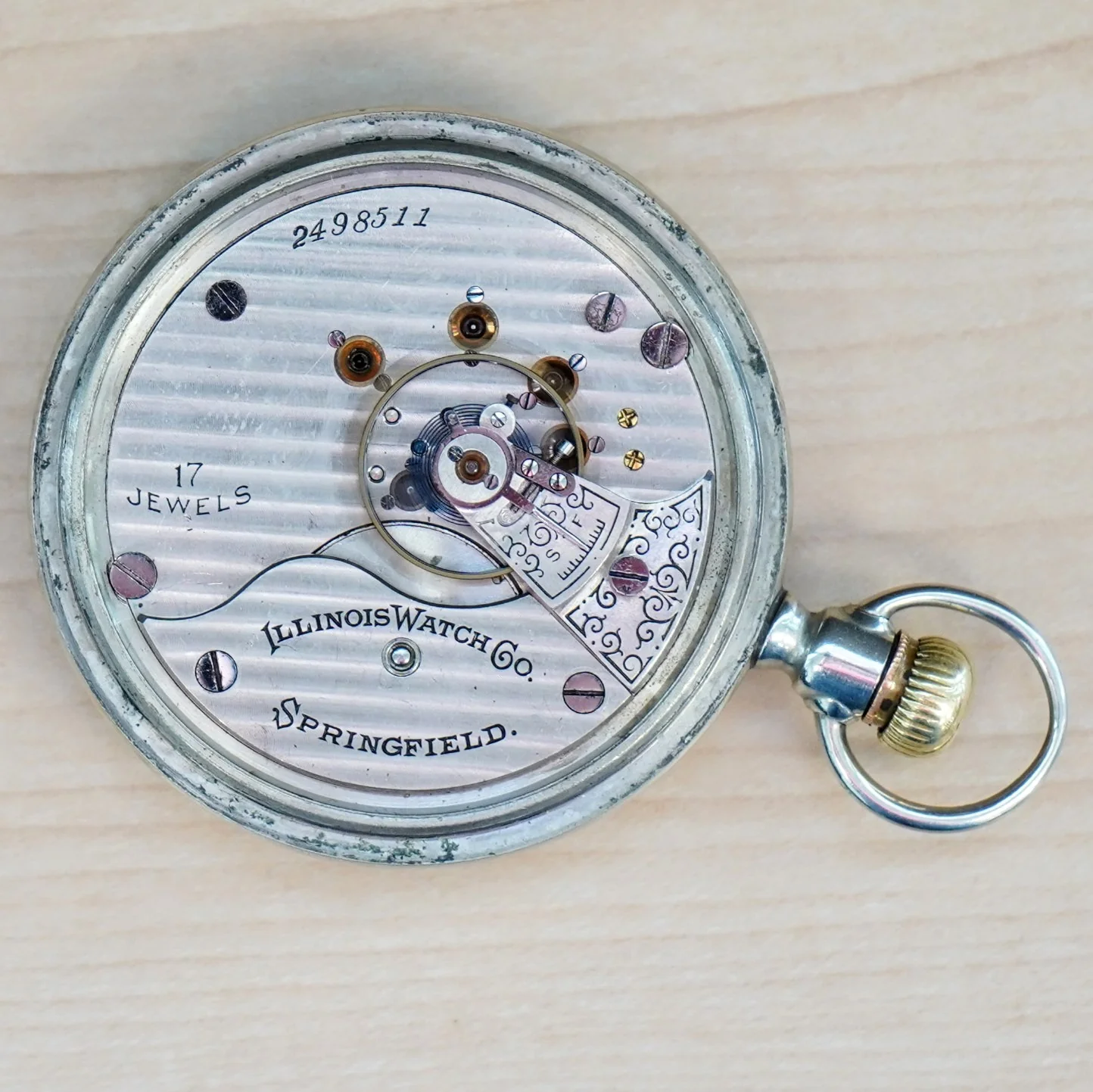 1912 ILLINOIS Pocket Watch Openface 18s Grade 69 Lever Set 17 Jewels Vintage Timepiece - Image 12