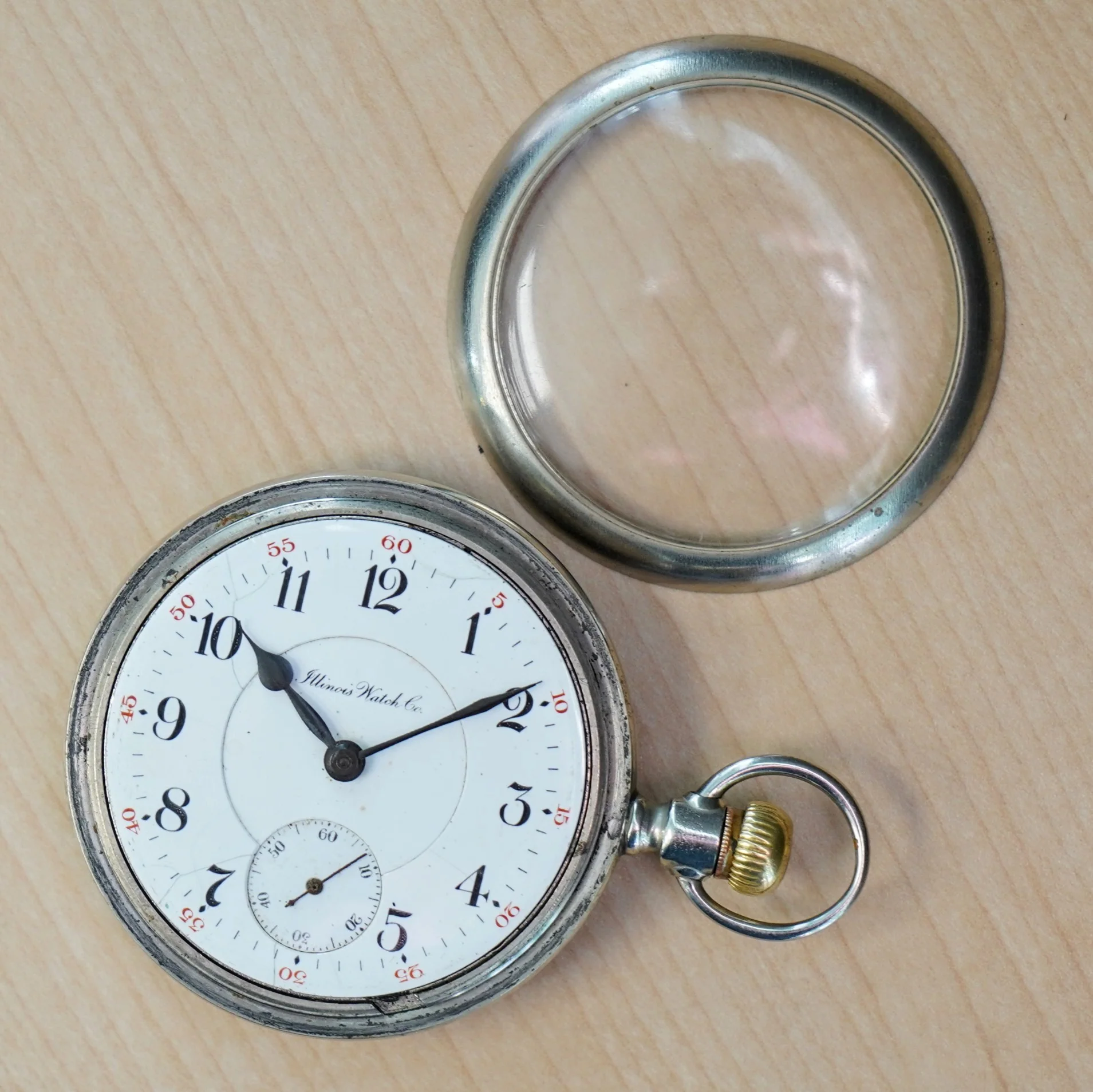 1912 ILLINOIS Pocket Watch Openface 18s Grade 69 Lever Set 17 Jewels Vintage Timepiece - Image 8