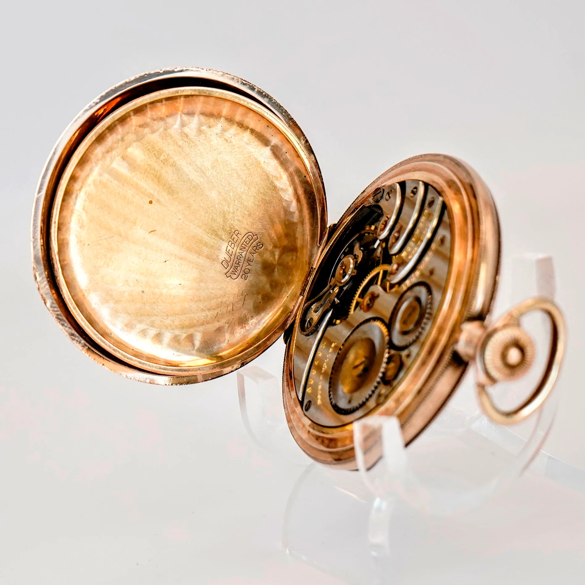 1913 ROCKFORD Pocket Watch 12s Hunter Case 17 Jewels Grade 330 10K G.F. USA - Image 8