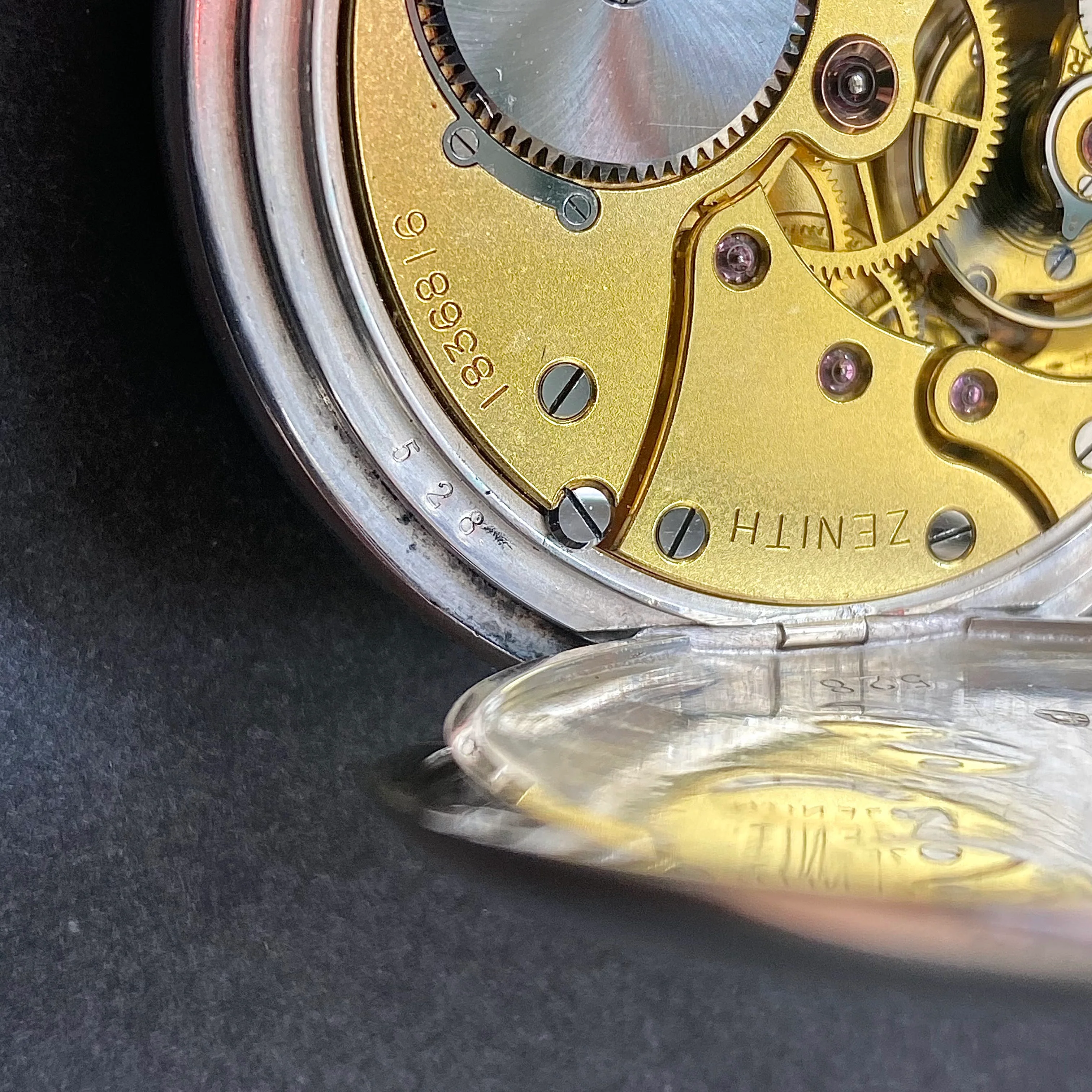 1913 ZENITH Pocket Watch Grand Prix Paris 1900 16 Rubis Openface .800 Silver Case - Image 13