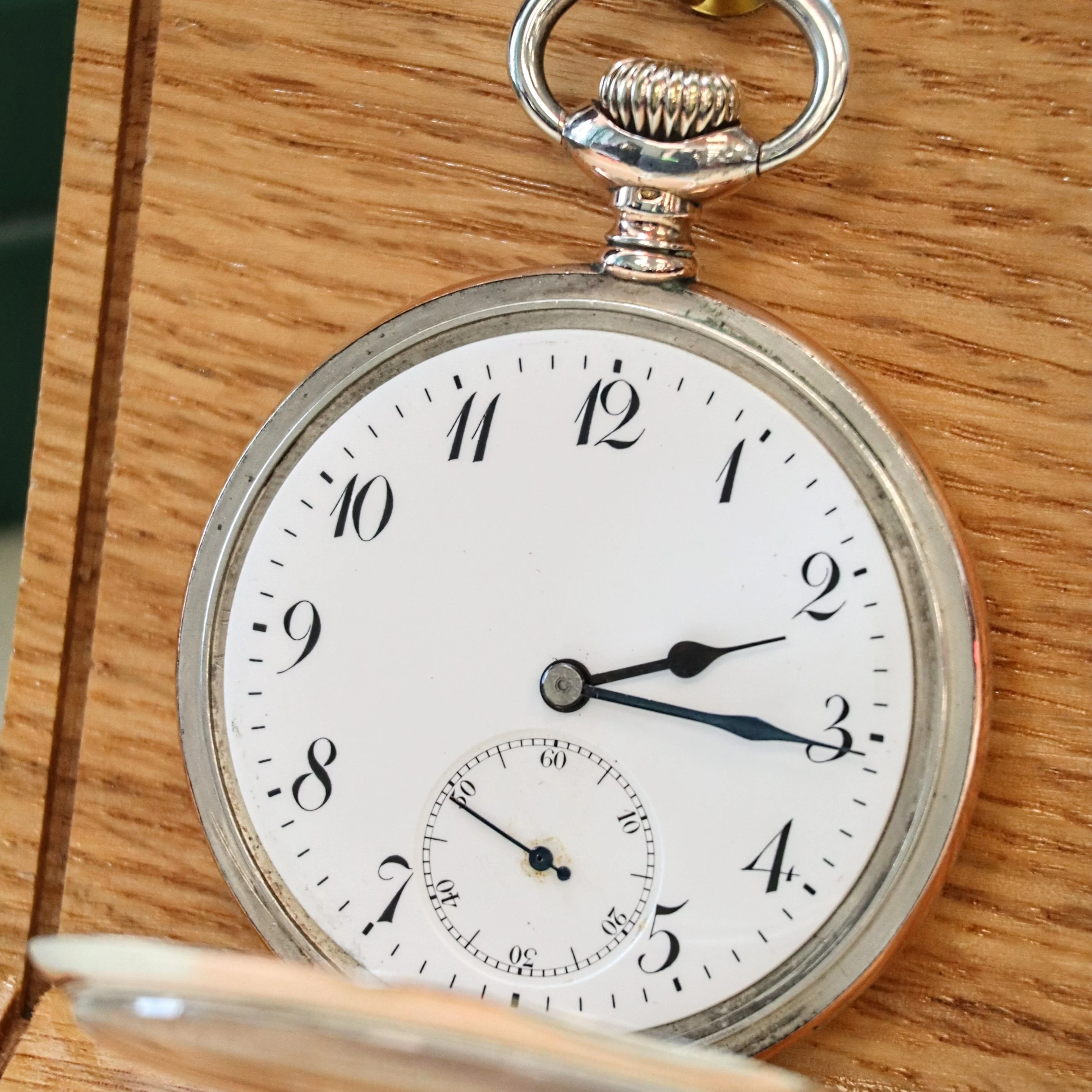 1913 ZENITH Pocket Watch Grand Prix Paris 1900 16 Rubis Openface .800 Silver Case - Image 8