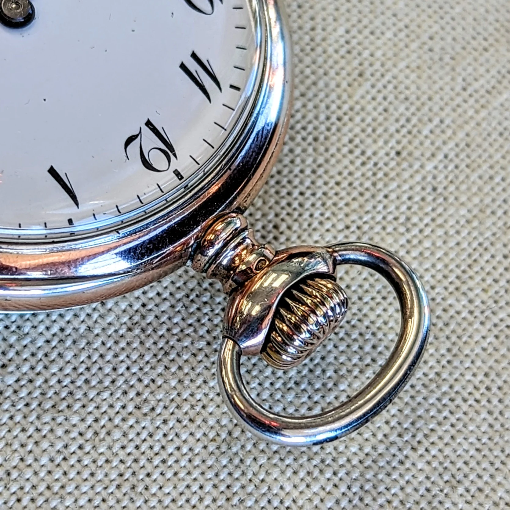 1913 ZENITH Pocket Watch Grand Prix Paris 1900 16 Rubis Openface .800 Silver Case - Image 9