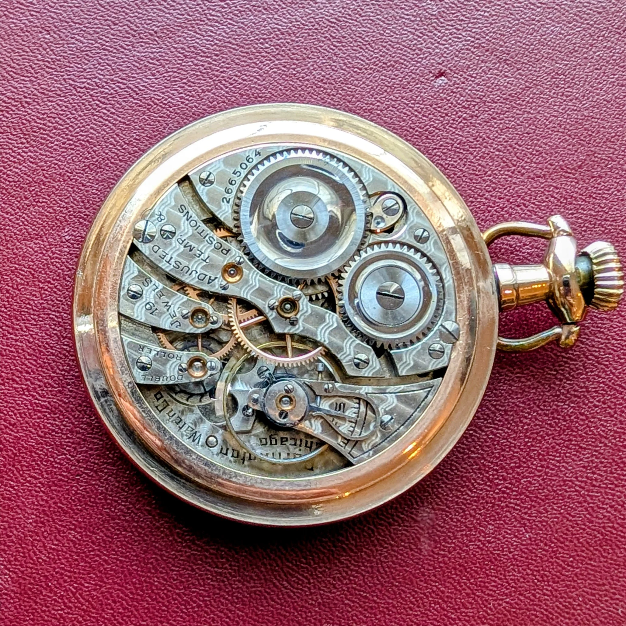 1914 Burlington Special Pocket Watch 19 Jewels Grade 274 12s Open Face G.F. Case - Image 12