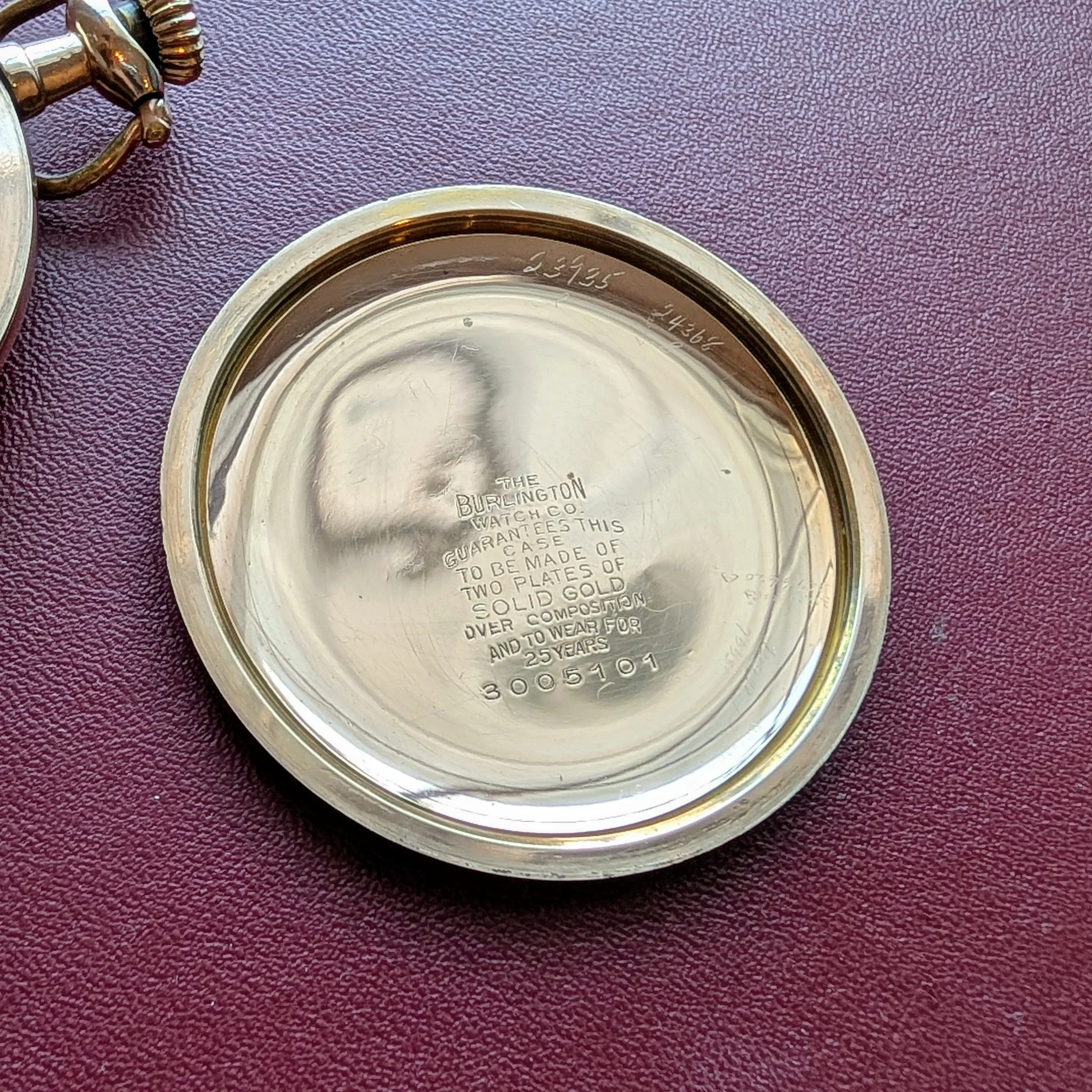 1914 Burlington Special Pocket Watch 19 Jewels Grade 274 12s Open Face G.F. Case - Image 13