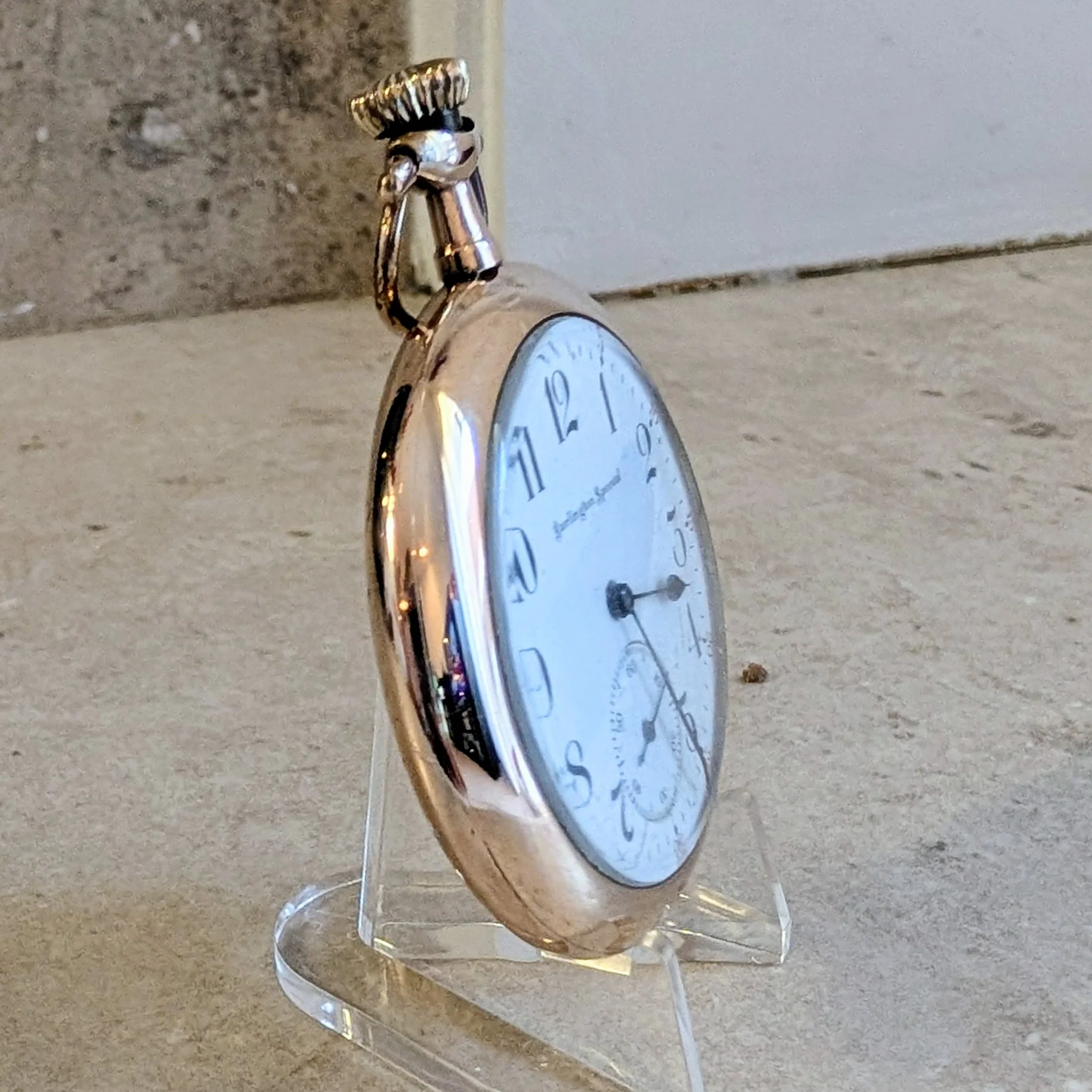 1914 Burlington Special Pocket Watch 19 Jewels Grade 274 12s Open Face G.F. Case - Image 5