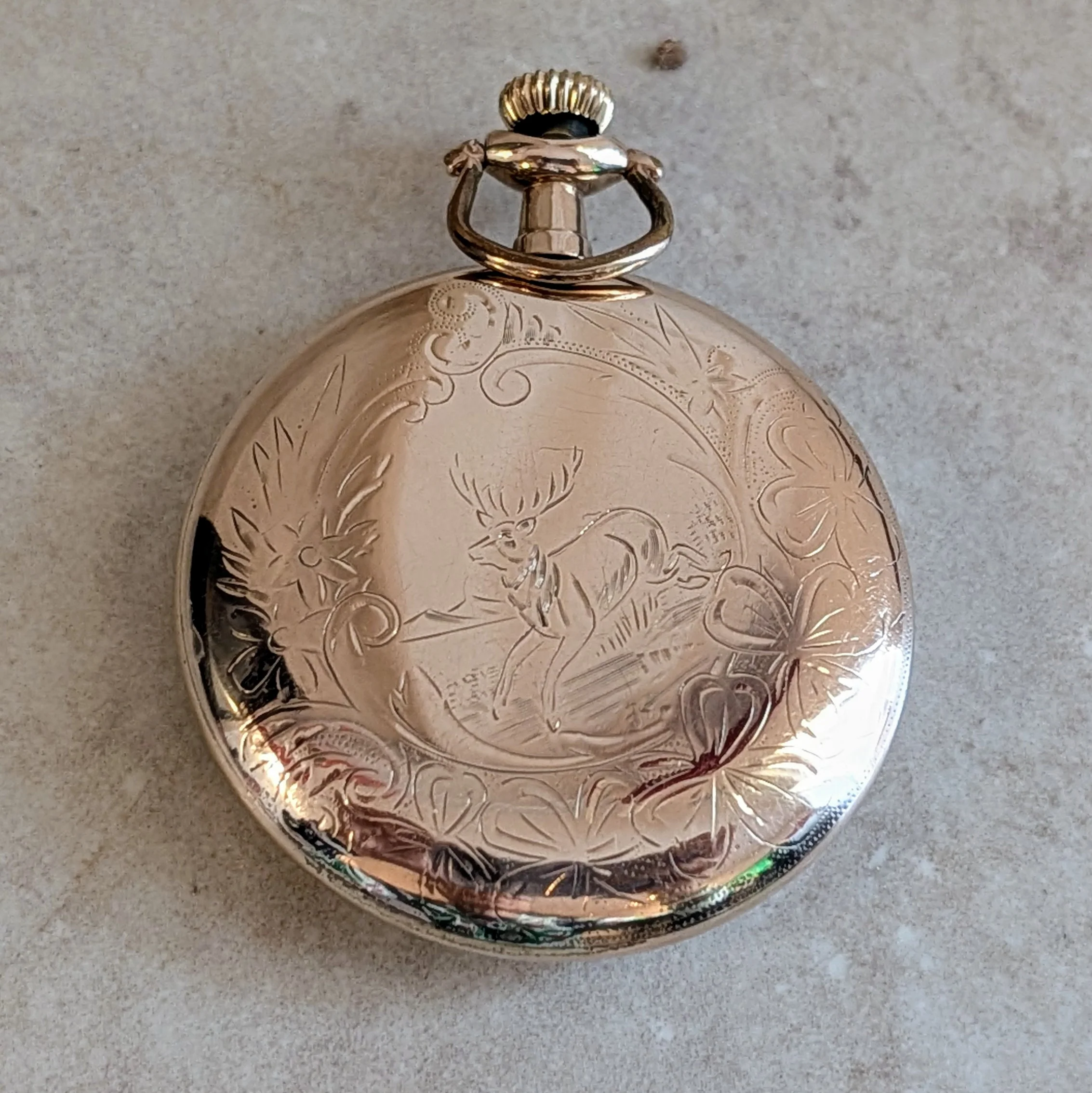 1914 Burlington Special Pocket Watch 19 Jewels Grade 274 12s Open Face G.F. Case - Image 6