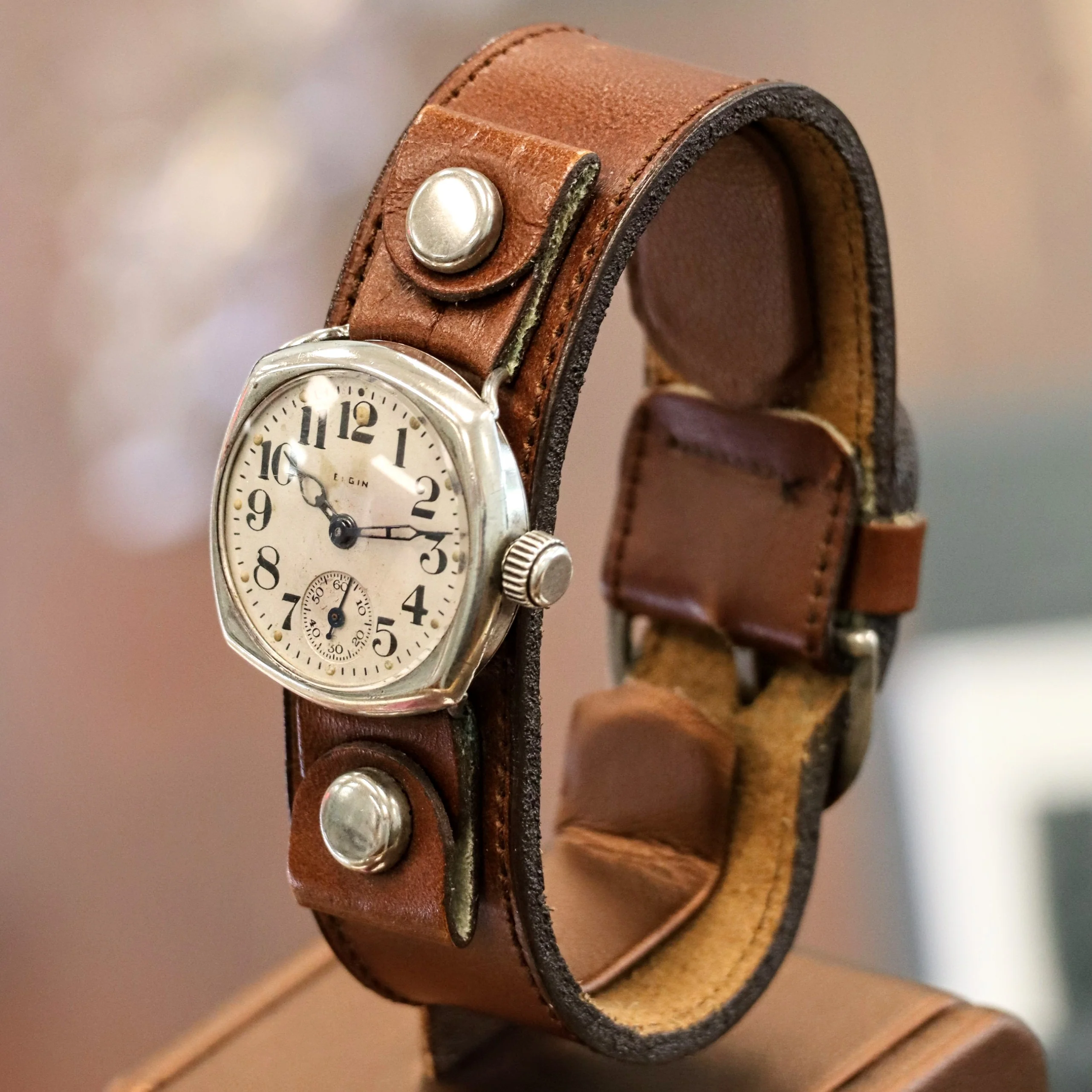 1918 ELGIN Transitional Watch 15 Jewels Grade 419 Made in U.S.A. Wristwatch - Image 6
