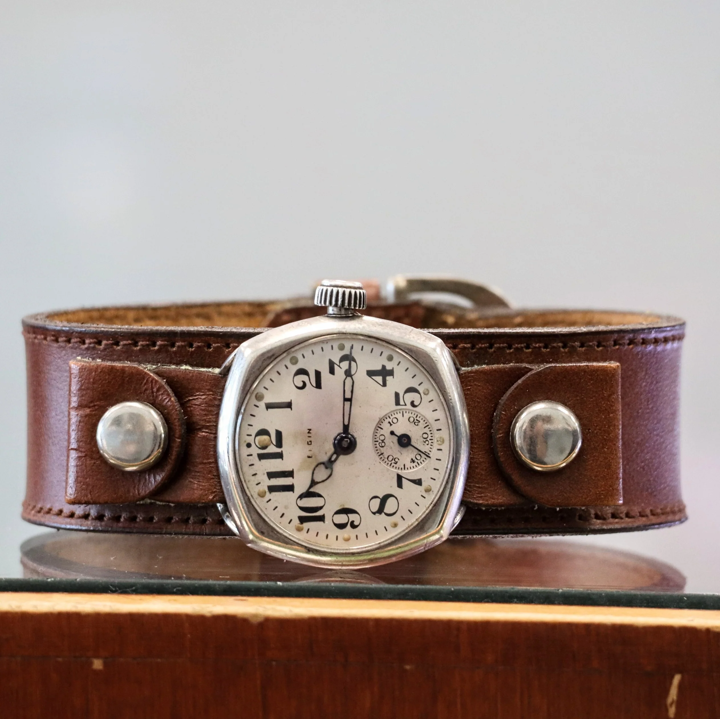 1918 ELGIN Transitional Watch 15 Jewels Grade 419 Made in U.S.A. Wristwatch - Image 8