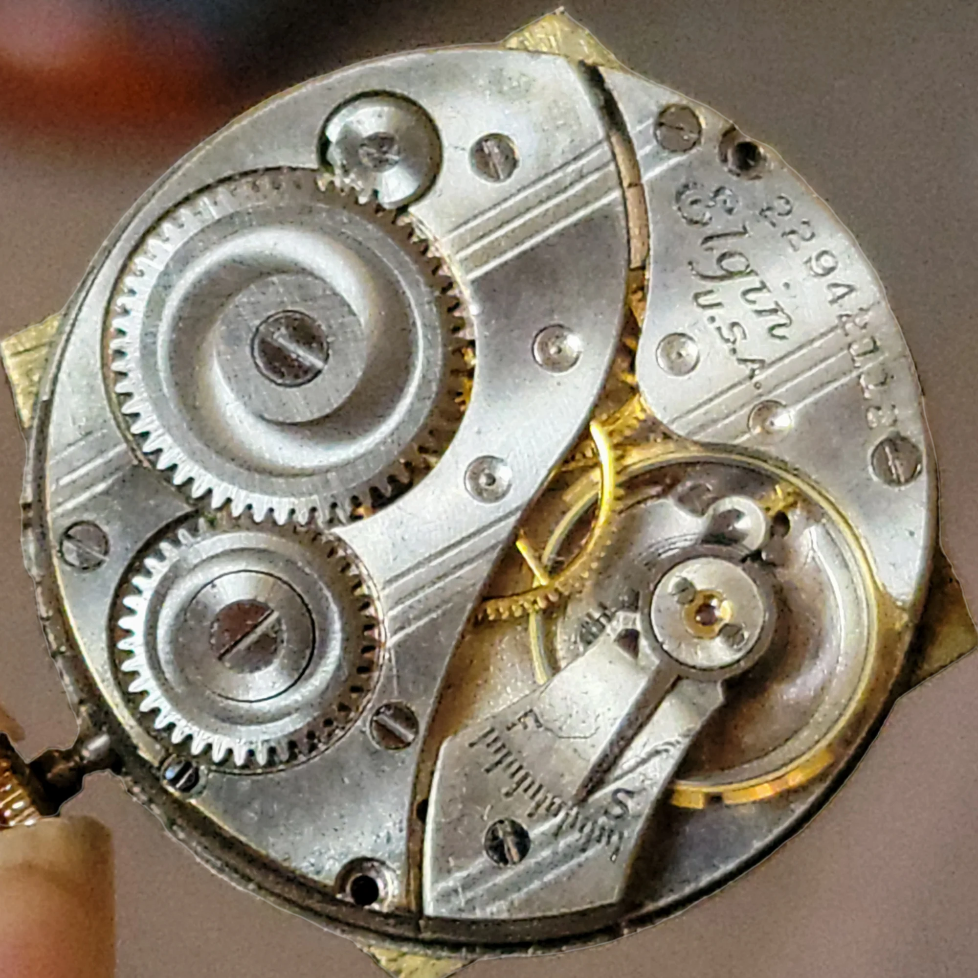 1920 ELGIN Watch Diamond & Ruby Dial Wristwatch Grade 431 U.S.A. - Image 13