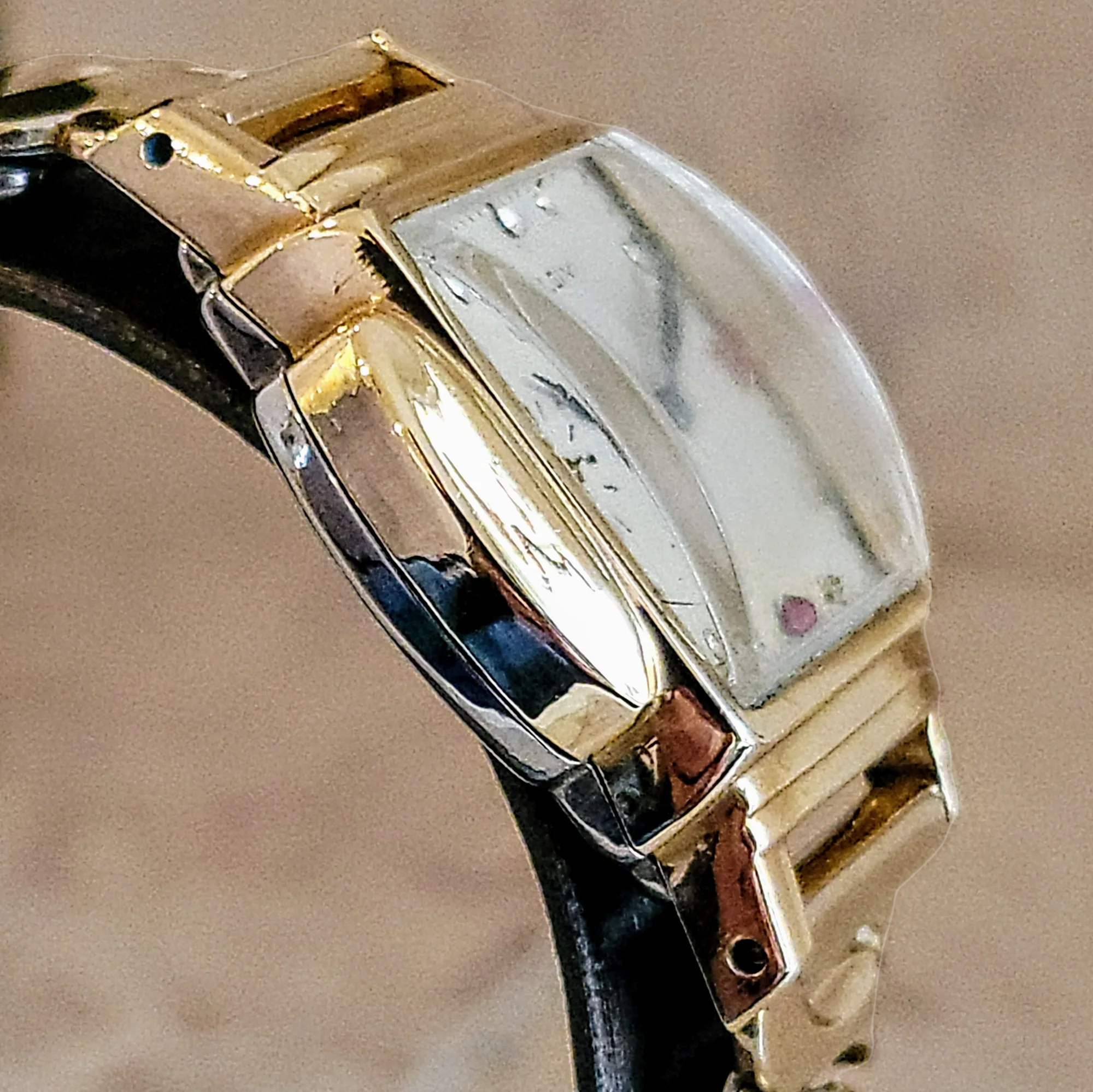 1920 ELGIN Watch Diamond & Ruby Dial Wristwatch Grade 431 U.S.A. - Image 6