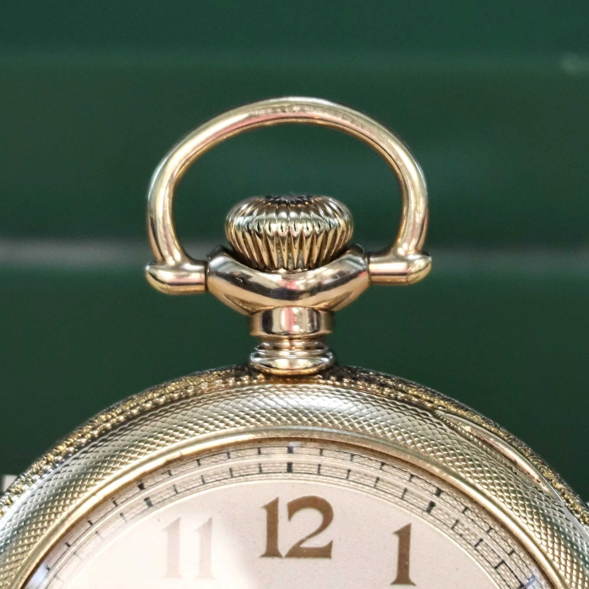 1925 WALTHAM Dress Pocket Watch Openface 12s Grade Premier 19 Jewels ADJ. 14K G.F. - Image 8