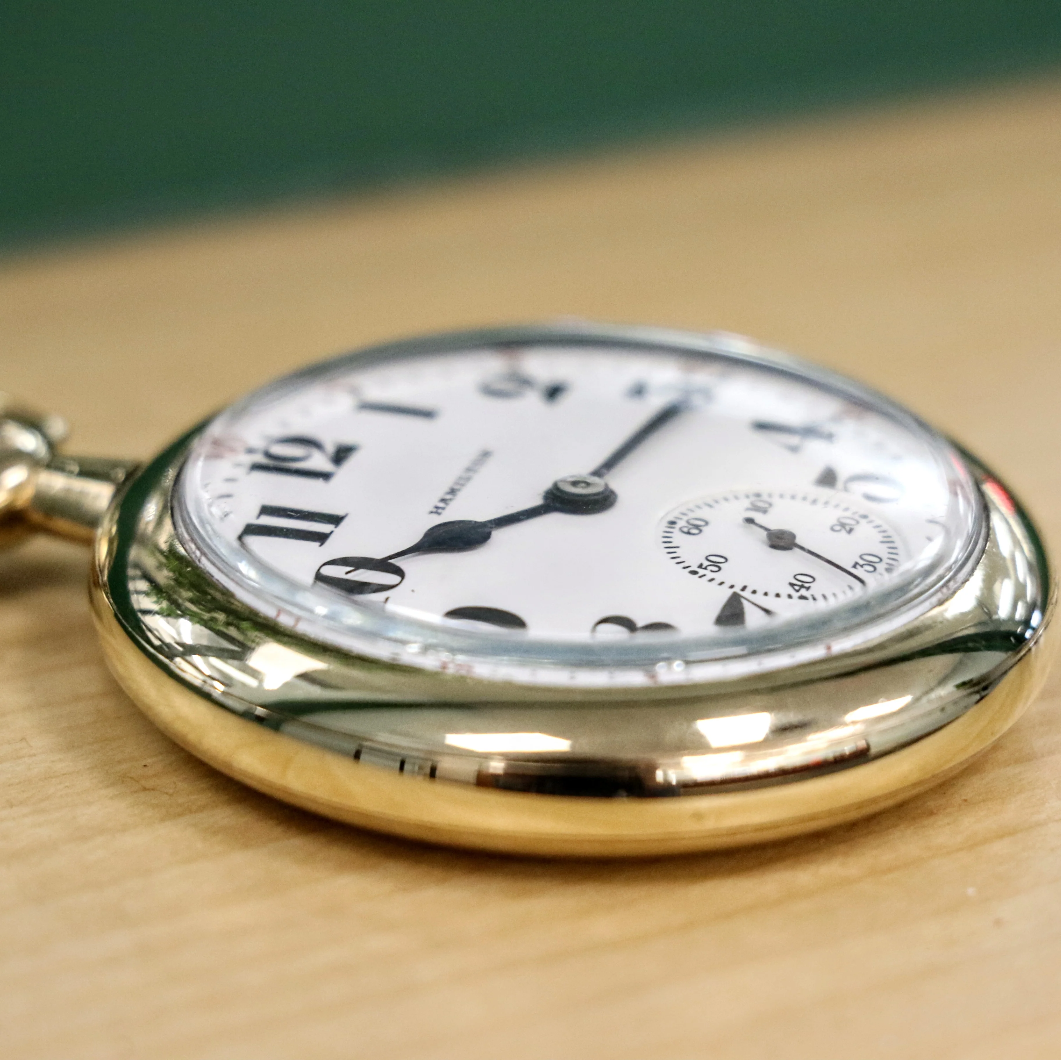 1926 HAMILTON Railroad Pocket Watch 21 Jewels Grade 992 5 ADJ. Vintage USA Made - Image 4