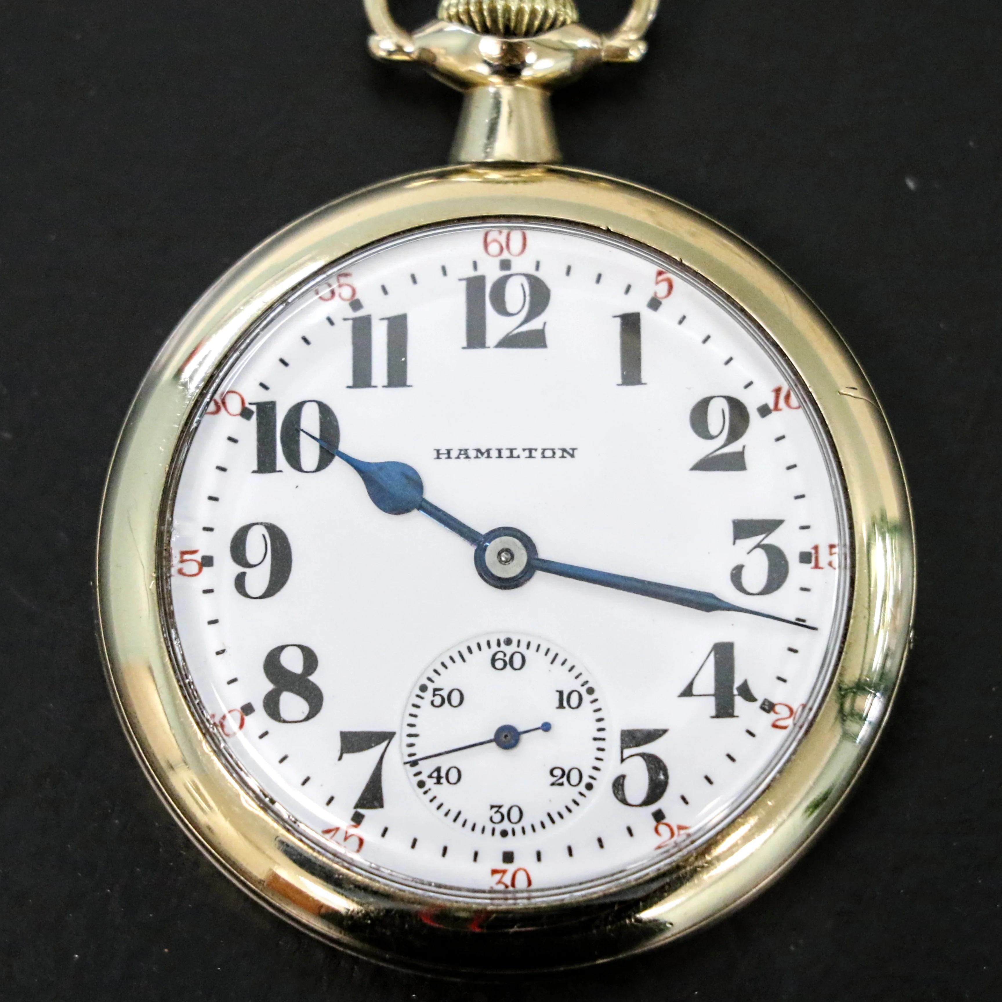 1926 HAMILTON Railroad Pocket Watch 21 Jewels Grade 992 5 ADJ. Vintage USA Made - Image 9