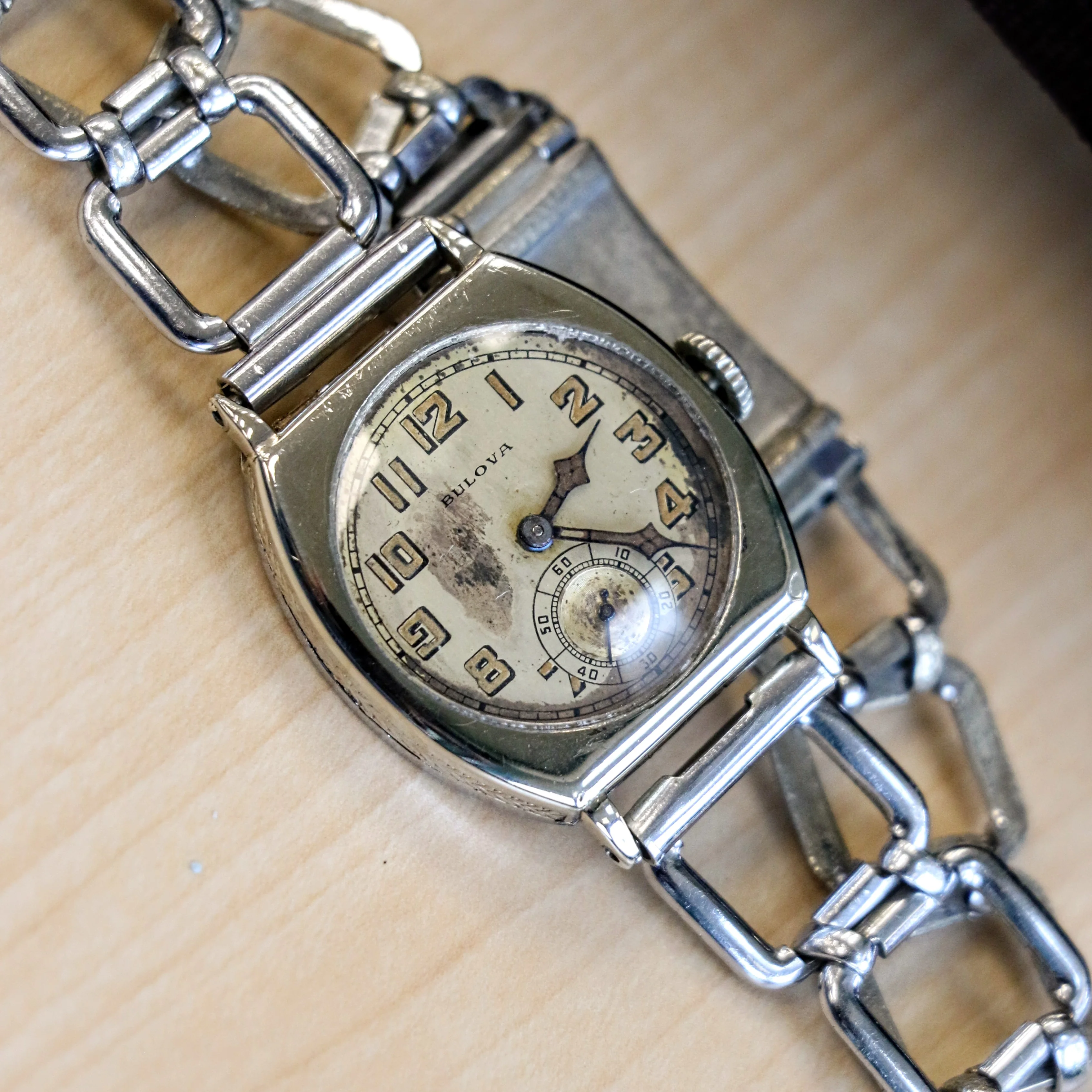 1928 BULOVA Spartan Watch 15 Jewels Cal. 10AN Art Deco Wristwatch - Image 12