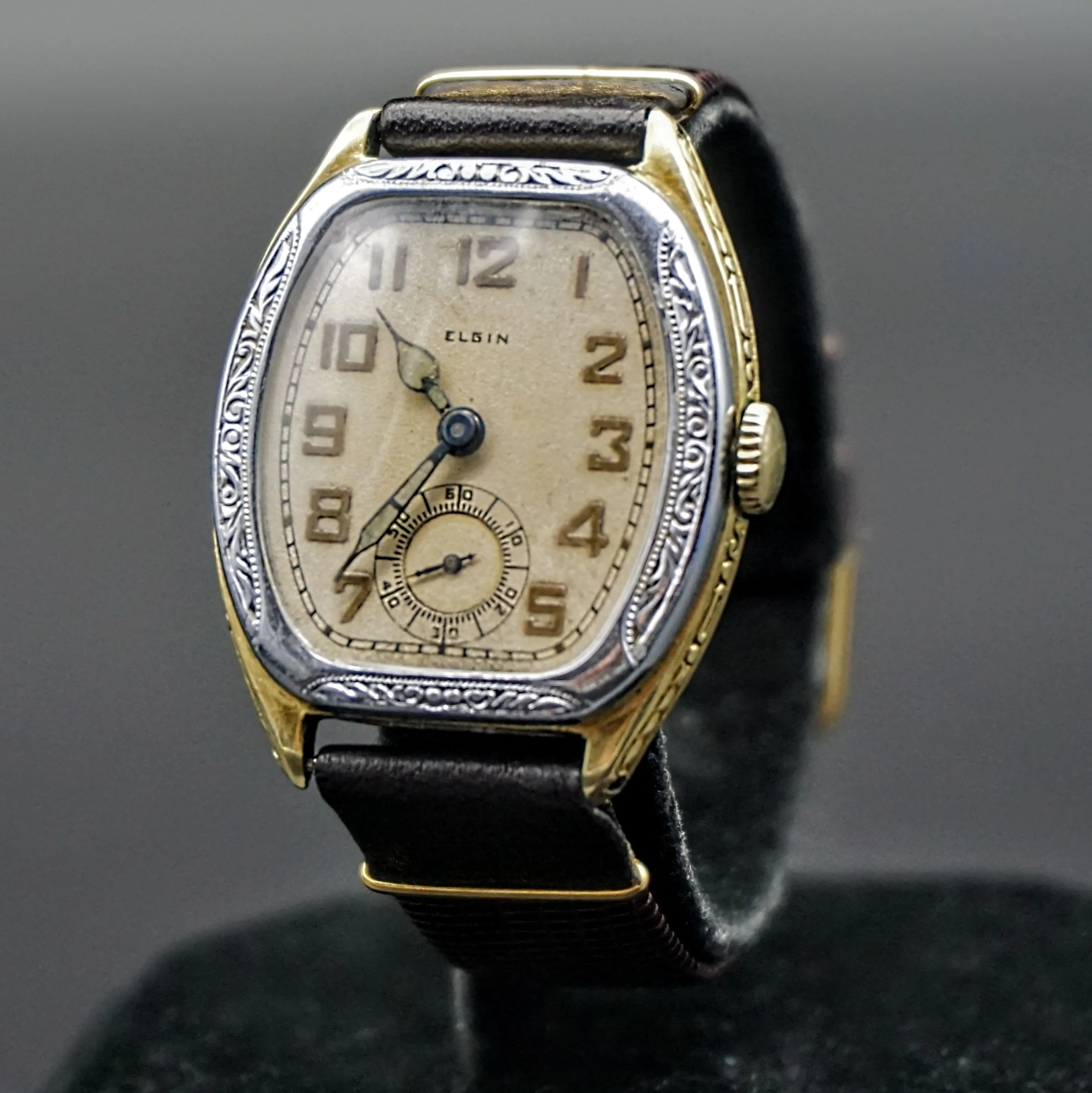 1928 ELGIN Legionnaire Series Art Deco Wristwatch Grade 485 Size 4/0s 7J USA Watch - Image 7