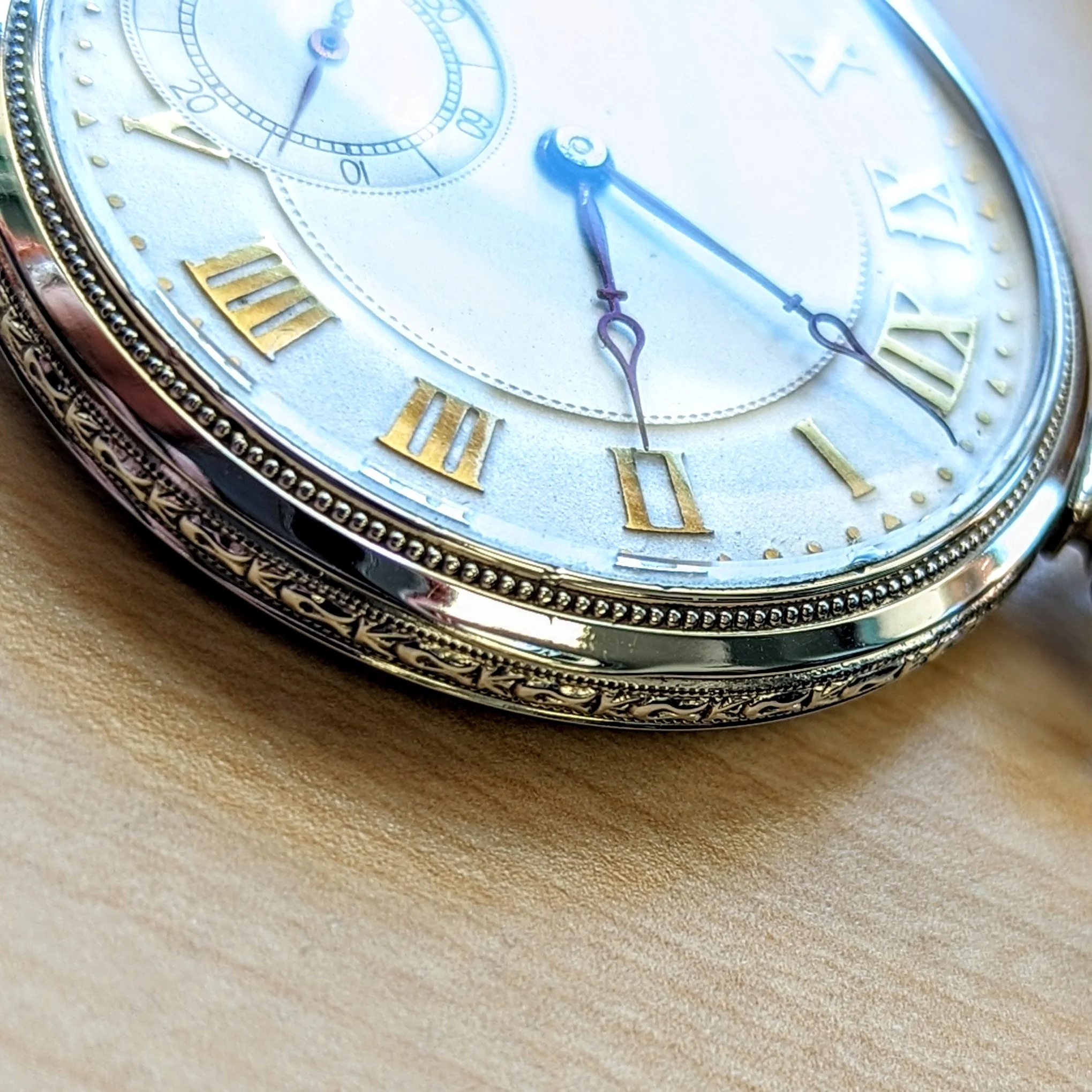 1928 HAMILTON Pocket Watch 17 Jewels Grade 912 U.S.A. Made 12s Engraved Case - Image 12