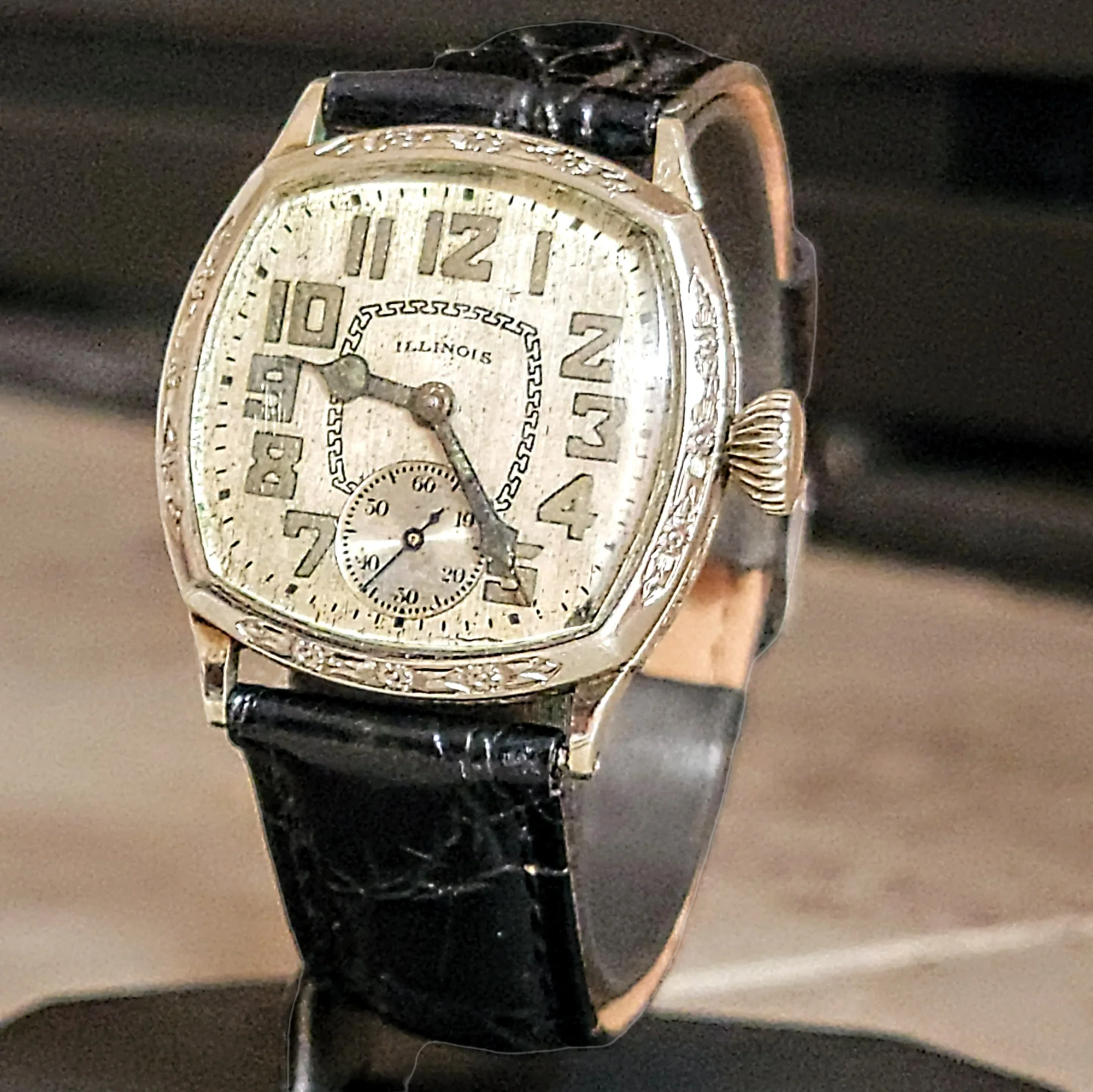 1929 ILLINOIS Art Deco Watch Cal. "TIME KING" Grade 24 - Image 15