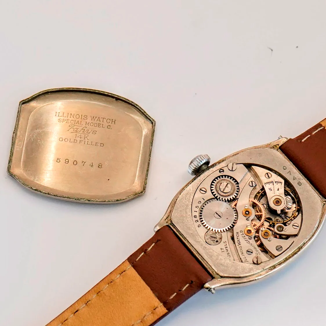 1929 Illinois "Beau Brummel" Watch Art Deco 17 Jewels  Grade 905 28mm Wristwatch - Image 11