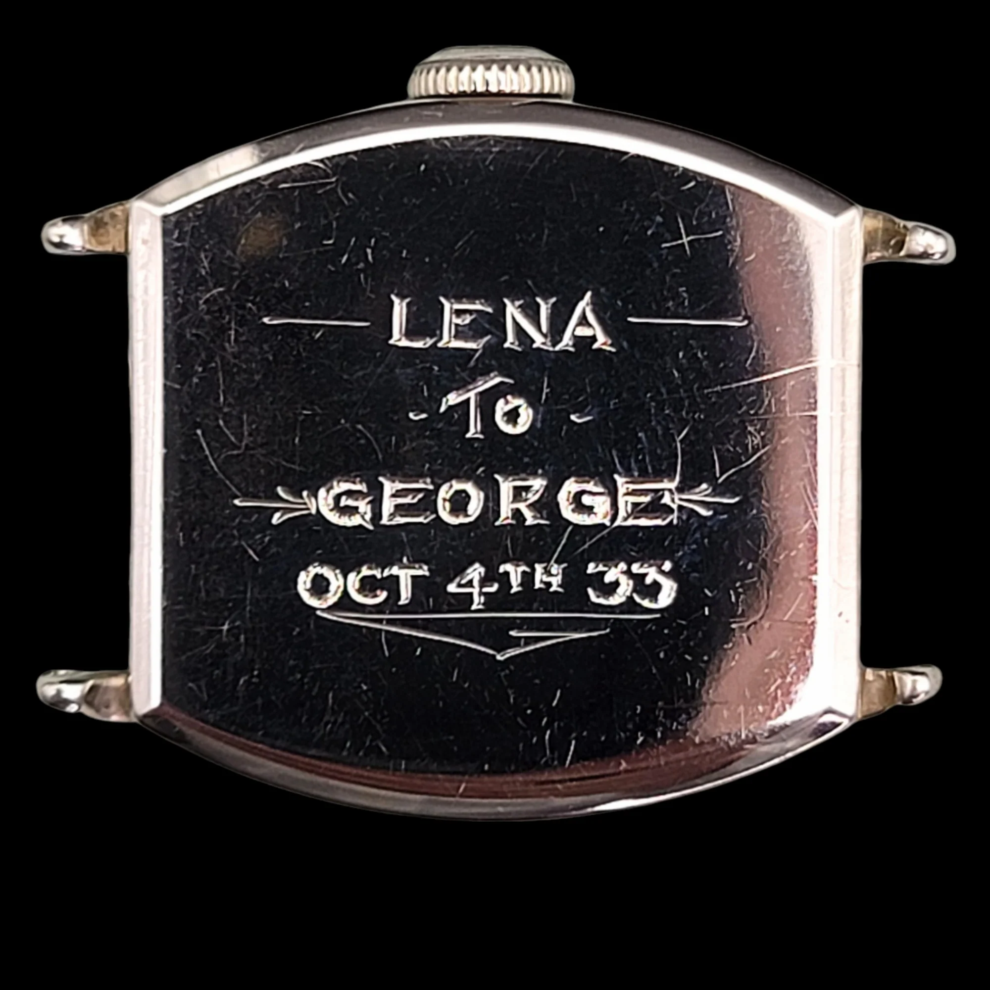 1930 ELGIN 14K White Gold Watch 15 Jewels Grade 428 - Image 13