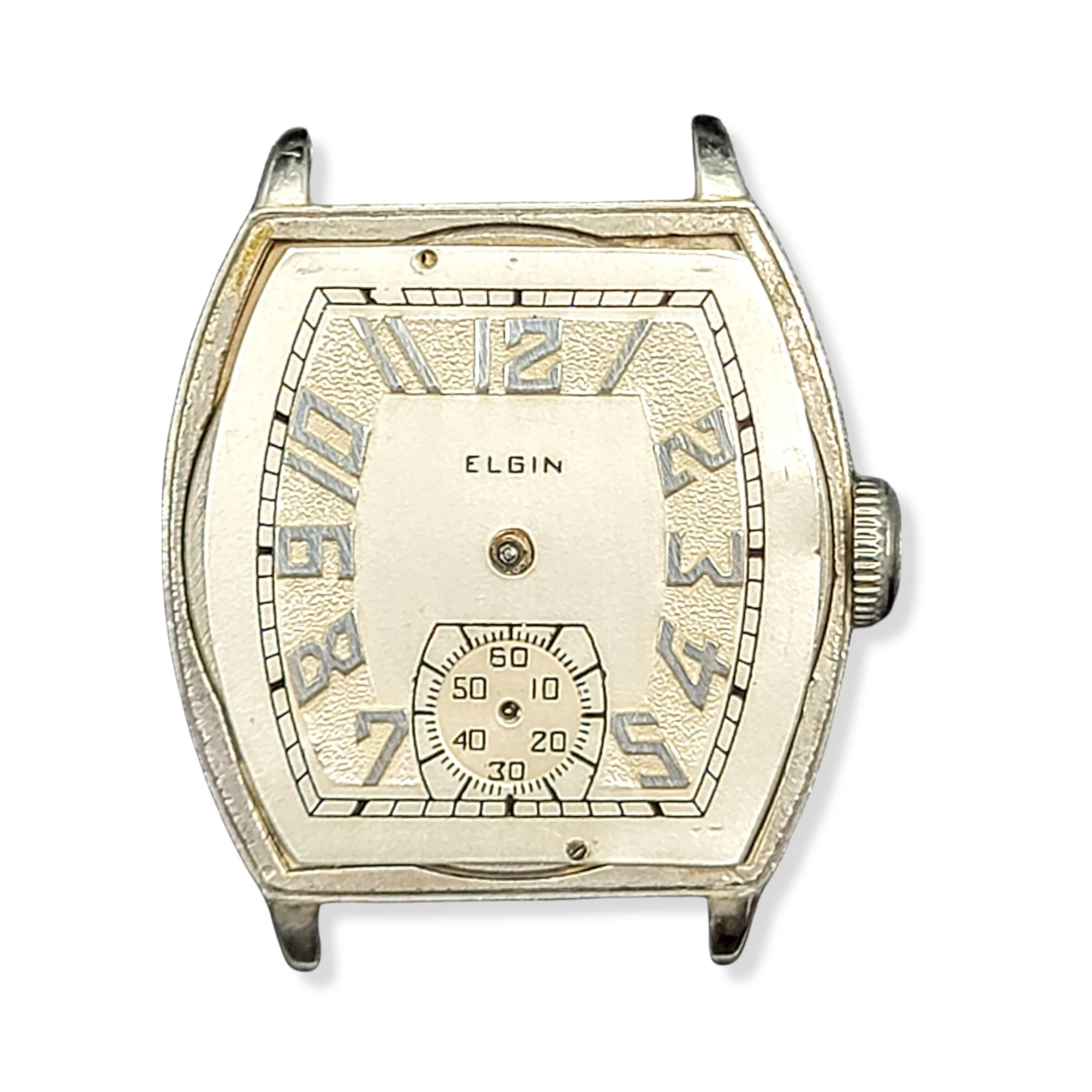 1930 ELGIN 14K White Gold Watch 15 Jewels Grade 428 - Image 16