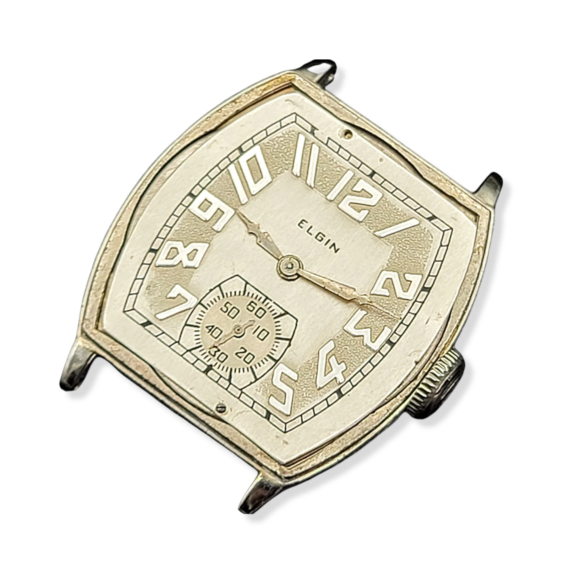 1930 ELGIN 14K White Gold Watch 15 Jewels Grade 428 - Image 17