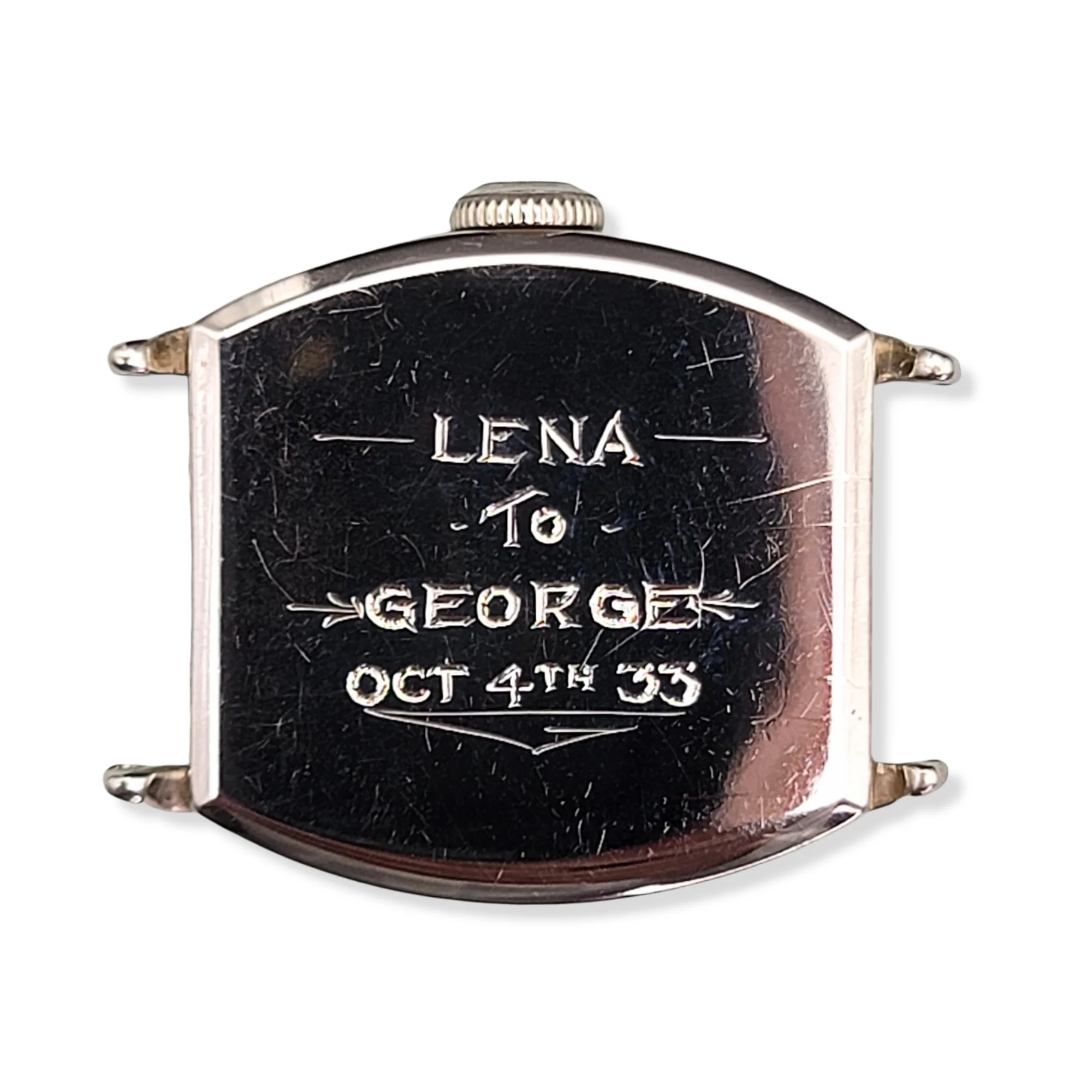 1930 ELGIN 14K White Gold Watch 15 Jewels Grade 428 - Image 18