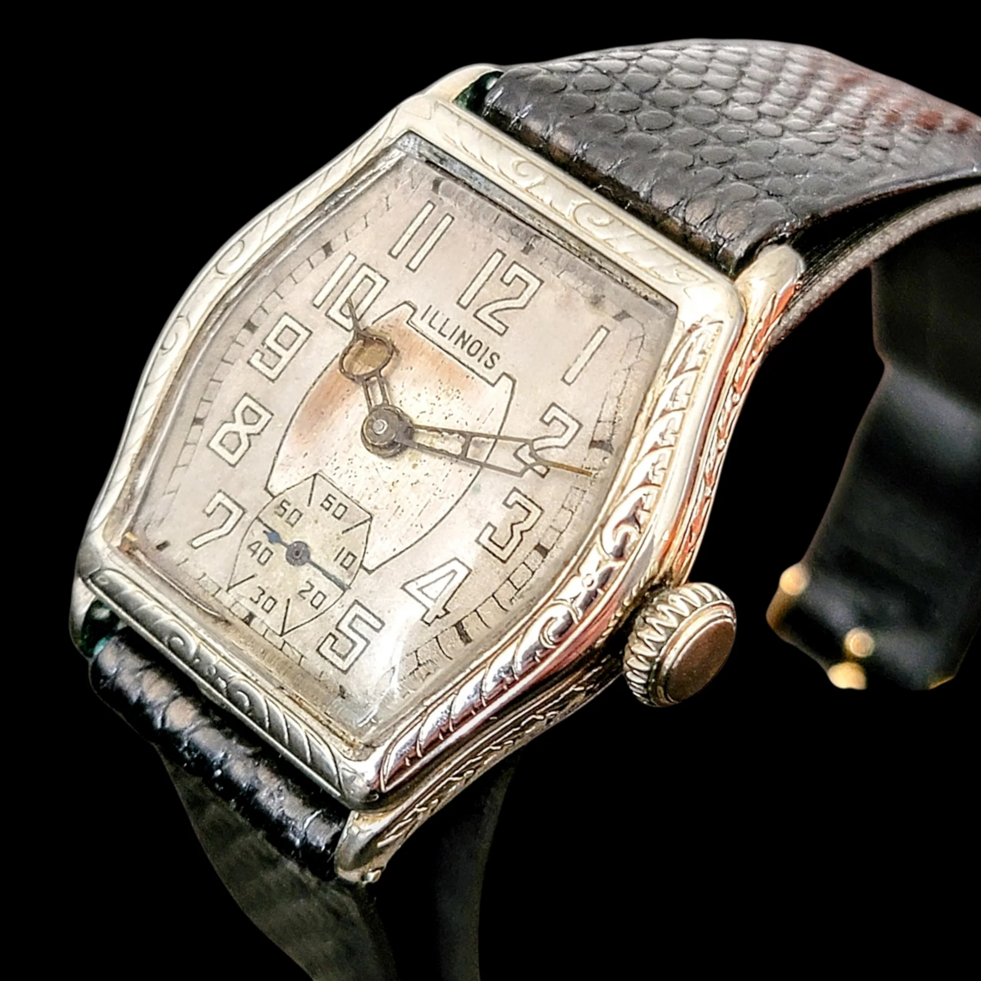 1930 ILLINOIS Watch Company "Mate" Wristwatch - Image 3