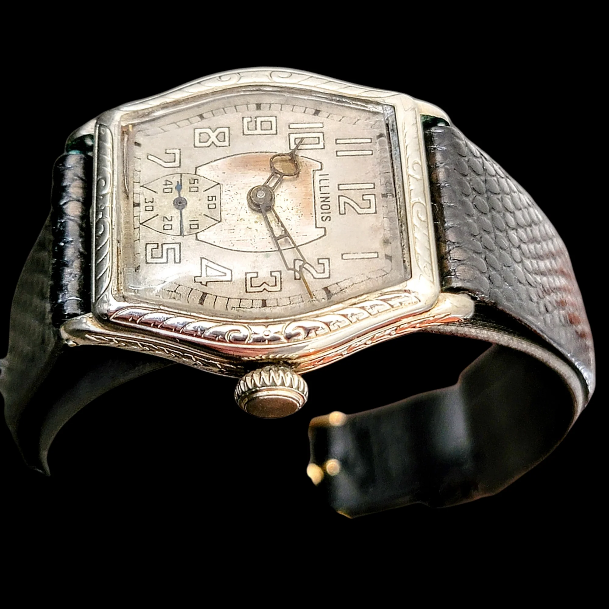 1930 ILLINOIS Watch Company "Mate" Wristwatch - Image 4
